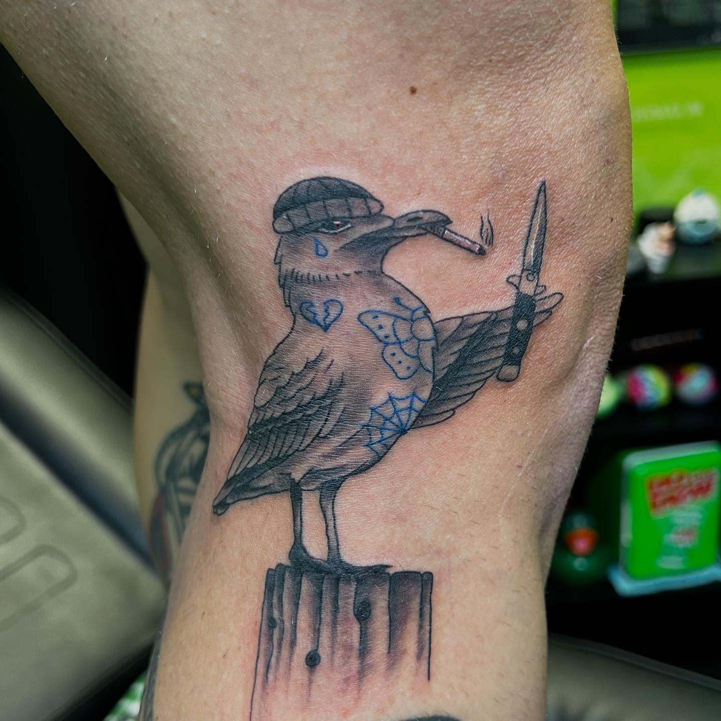 Tattoo by @shamrock_ink — black_and_grey, realism