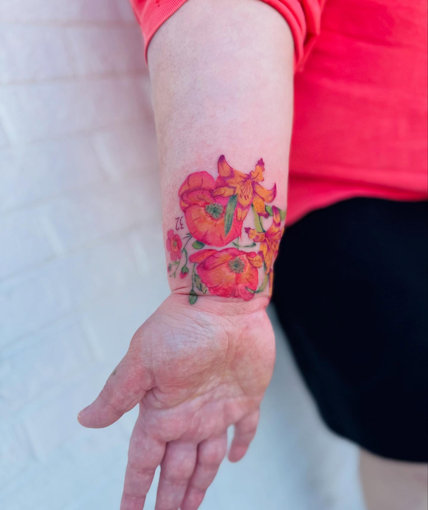Tattoo by @artem.tattoos — watercolor
