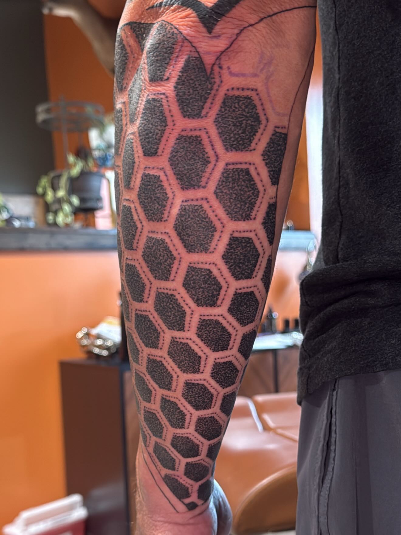 Tattoo by @kee.tattoos — geometric