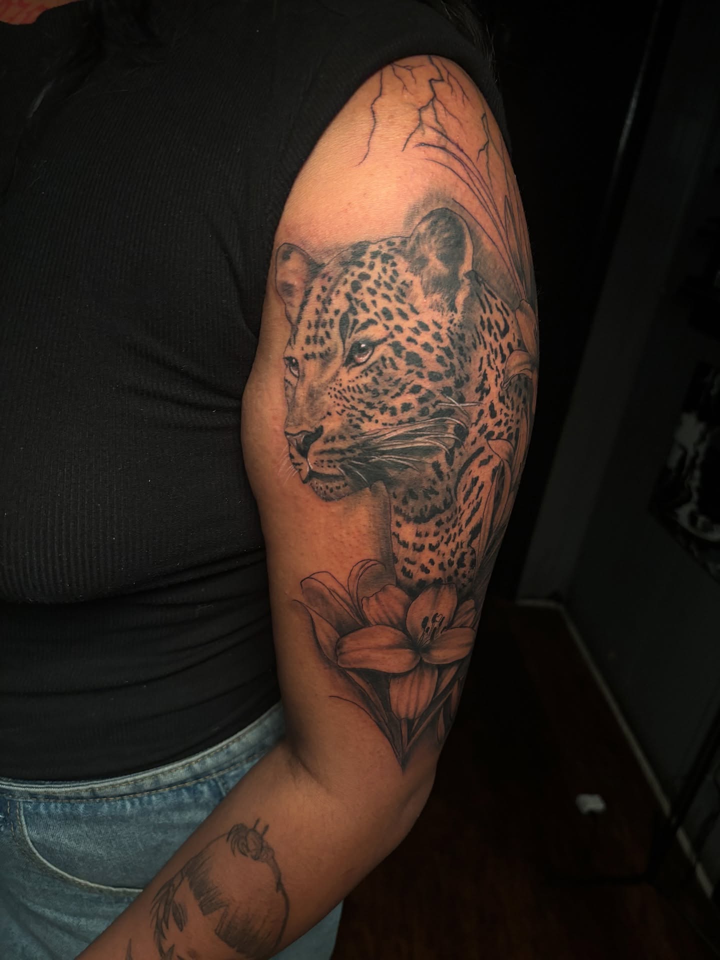 Tattoo by @trktattoos — realism, dotwork