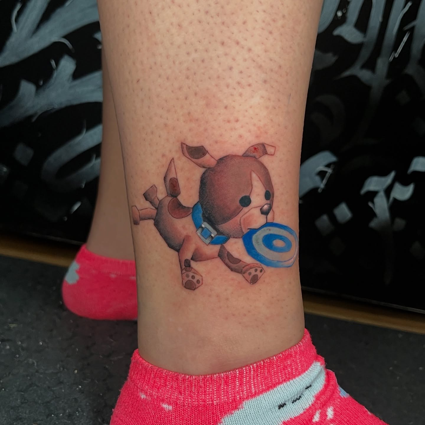 Tattoo by @vapidstar — dotwork