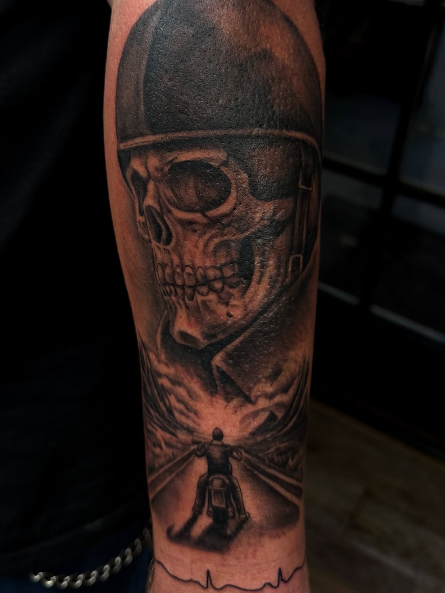 Tattoo by @caleb_moul — realism, black_and_grey