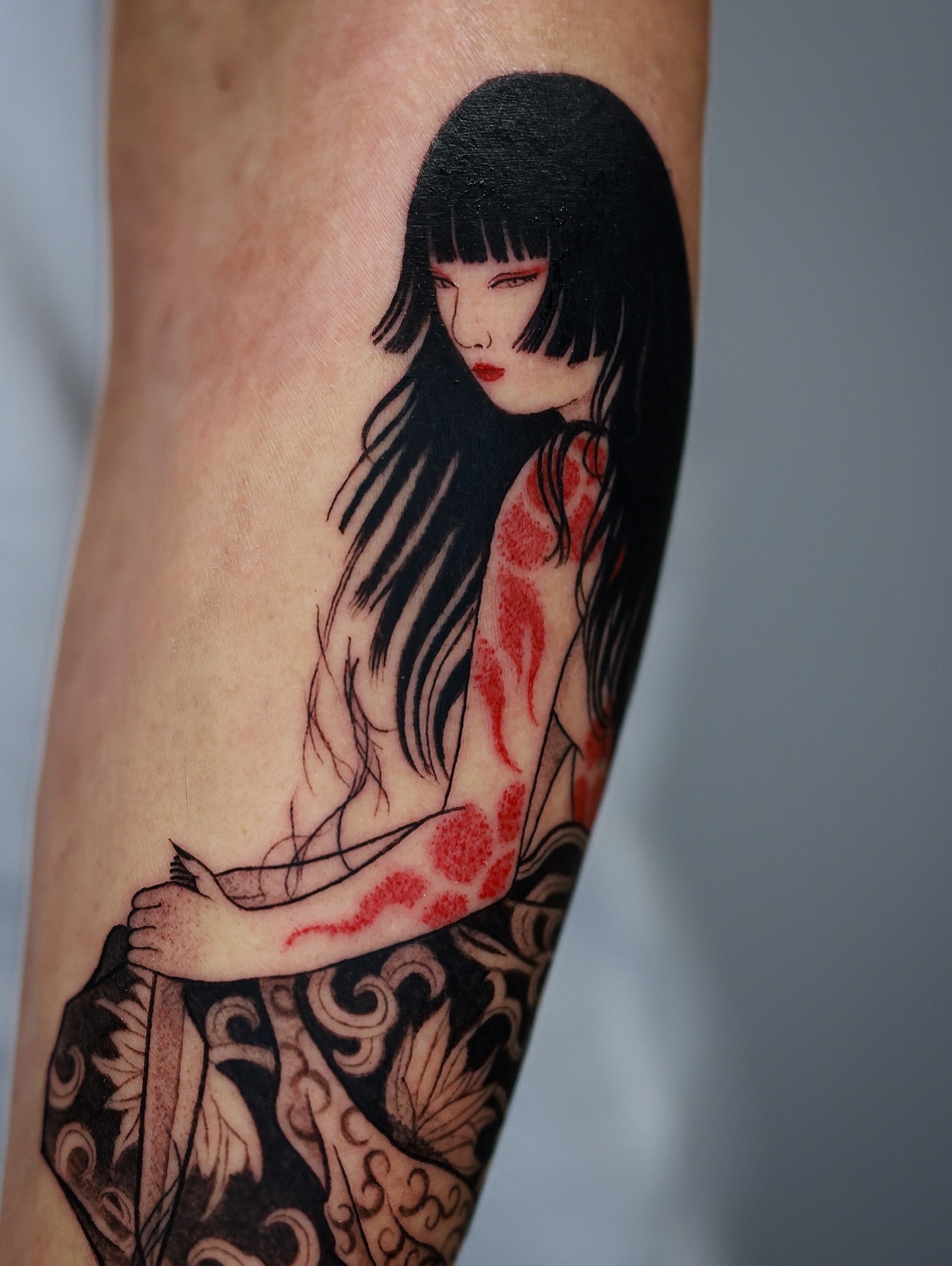 Tattoo by @swanissober — dark_realism