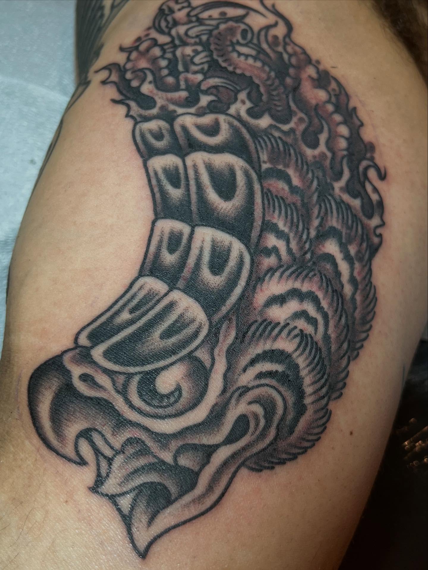 Tattoo by @connorcampbelltattoos — black_and_grey