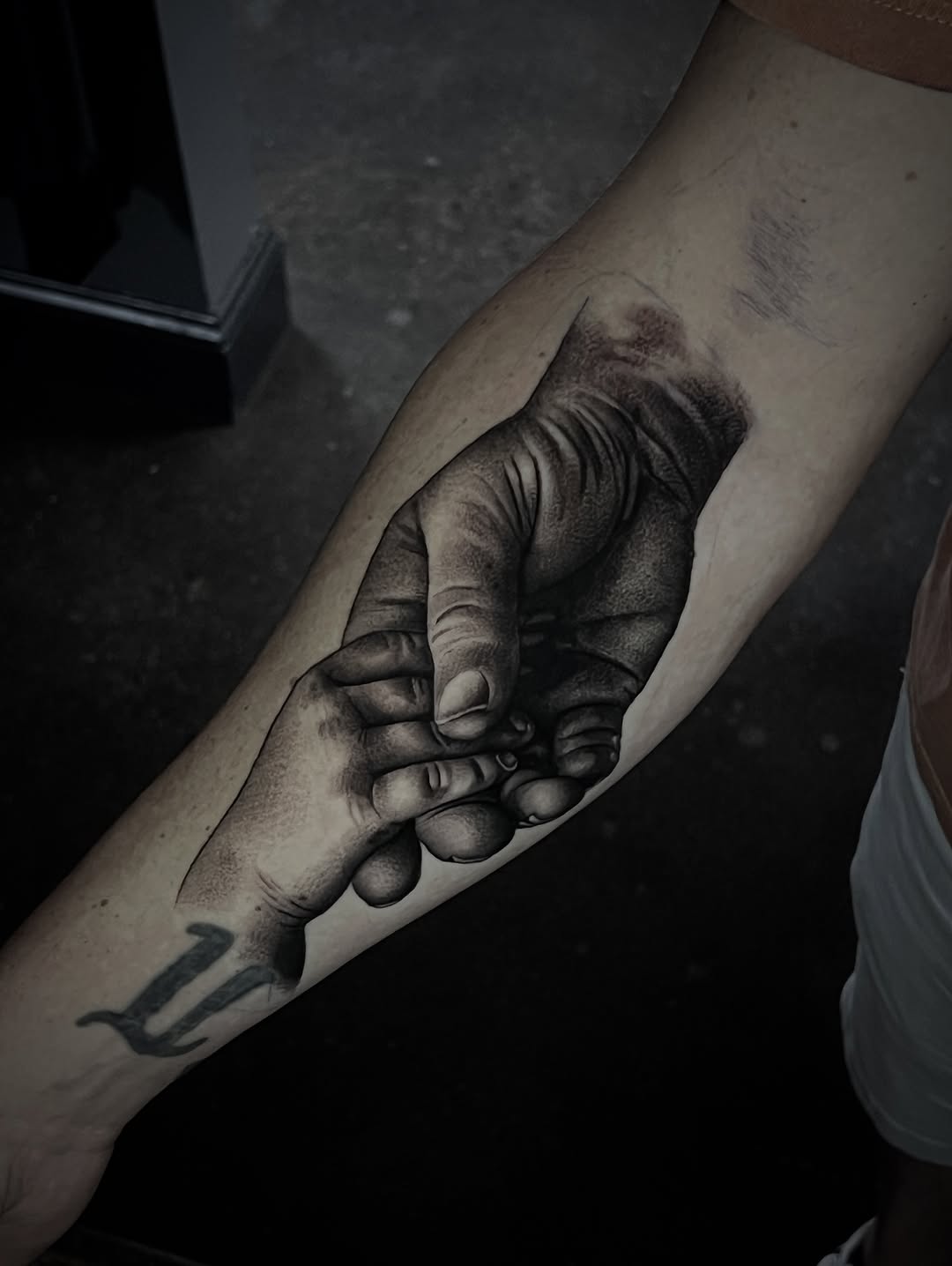 Tattoo by @travischick_art — realism, black_and_grey