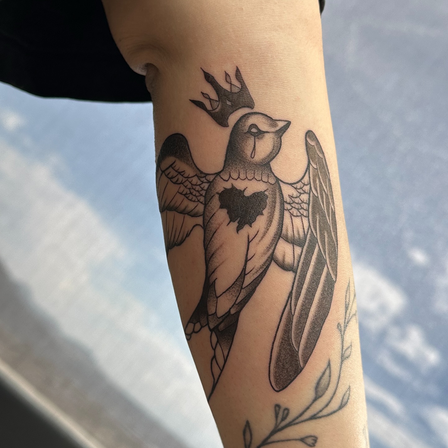 Tattoo by @persialeilani — black_and_grey
