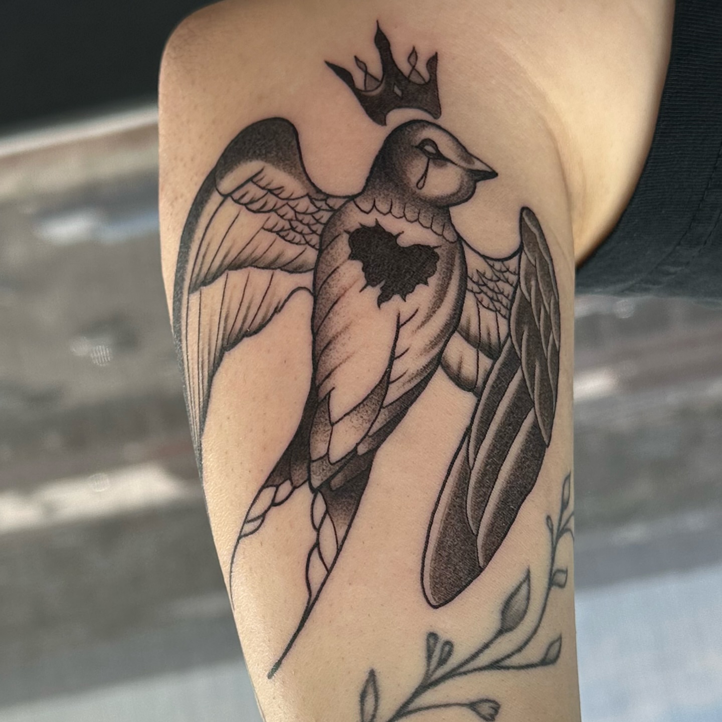 Tattoo by @persialeilani — black_and_grey