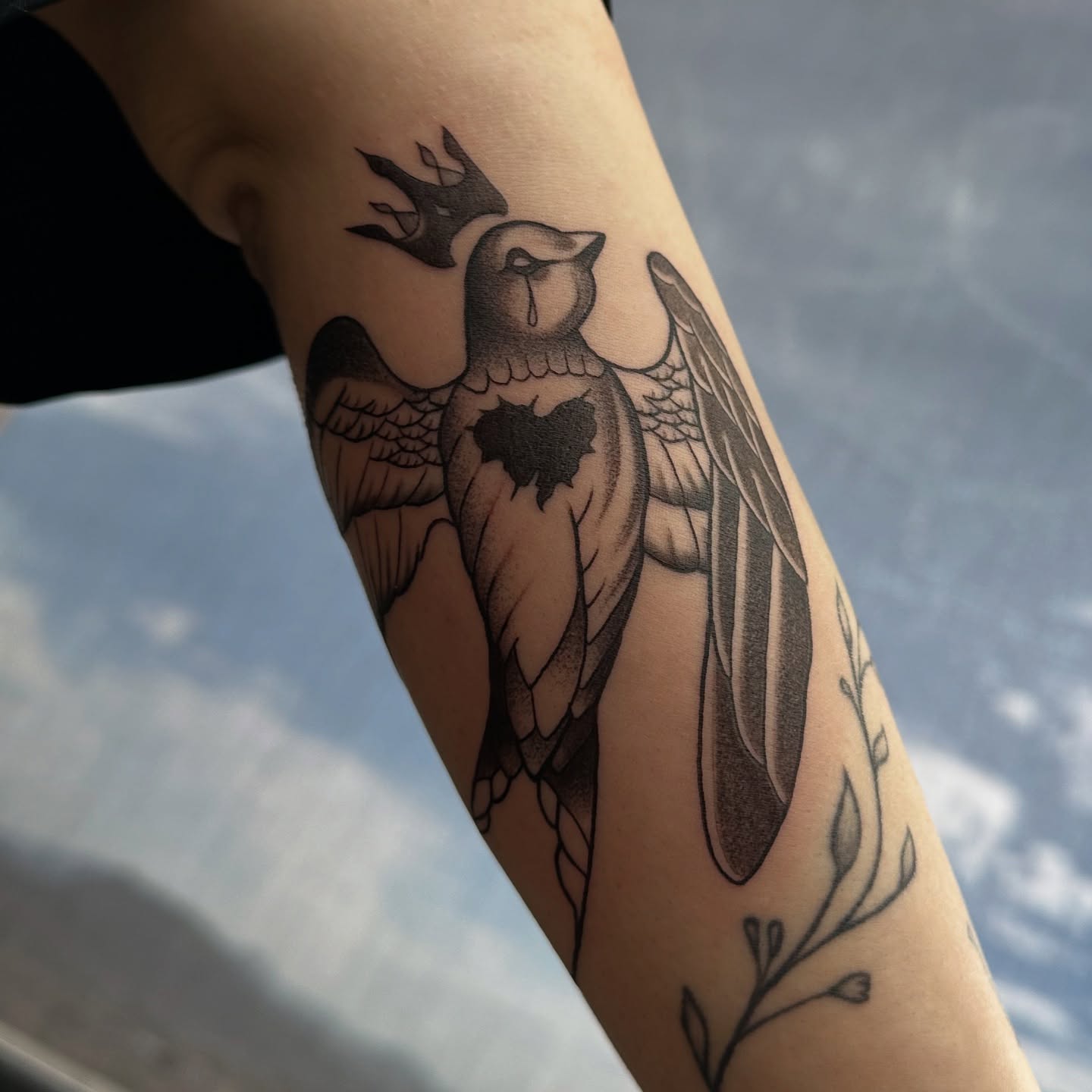 Tattoo by @persialeilani — black_and_grey