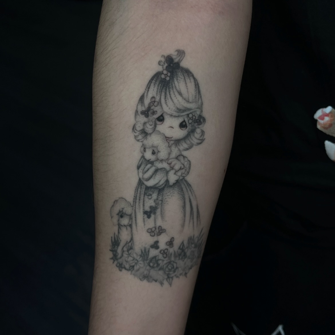 Tattoo by @ashleyworldpeace — black_and_grey