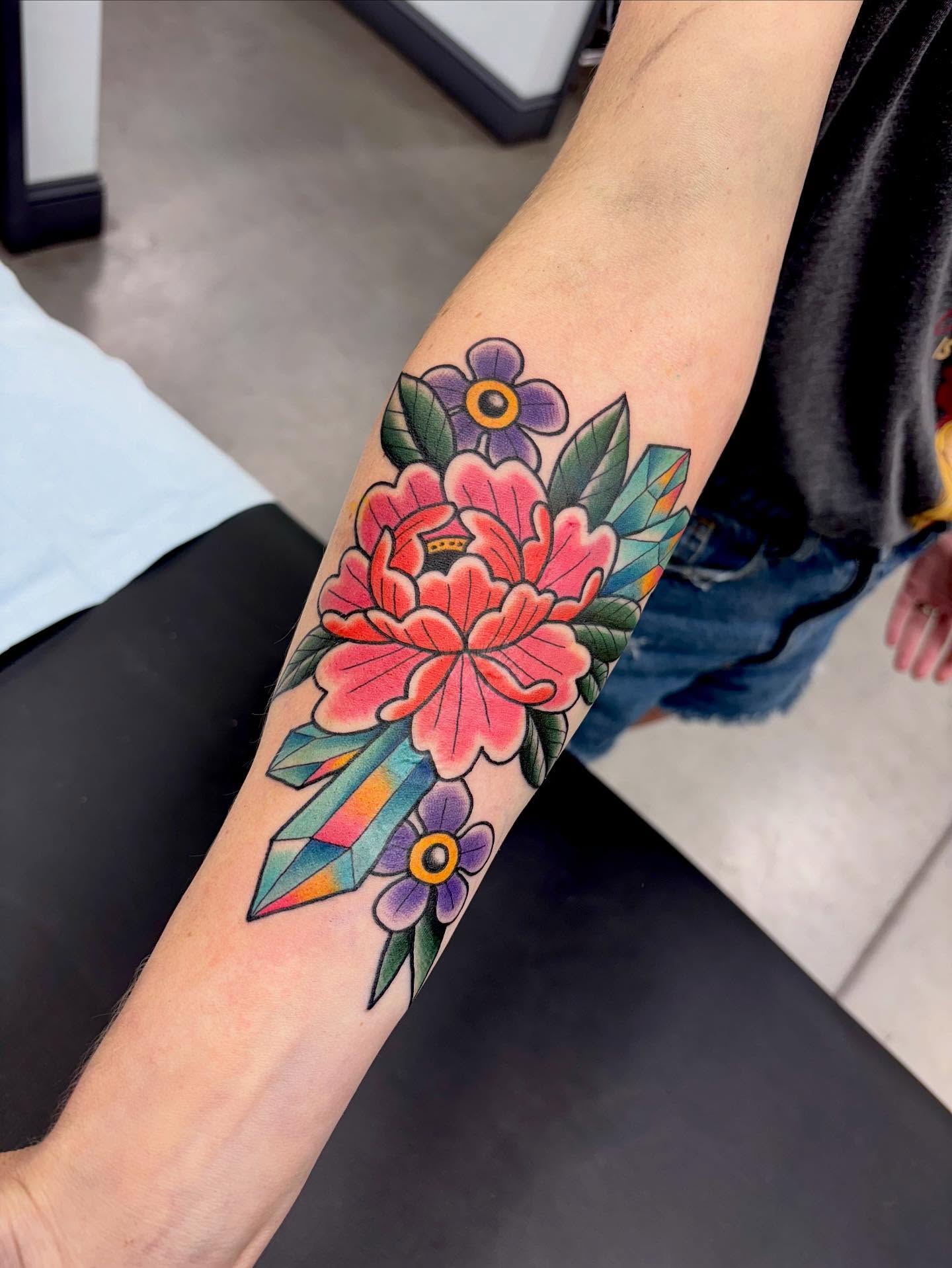 Tattoo by @dougvon_tattoos — american_traditional, geometric