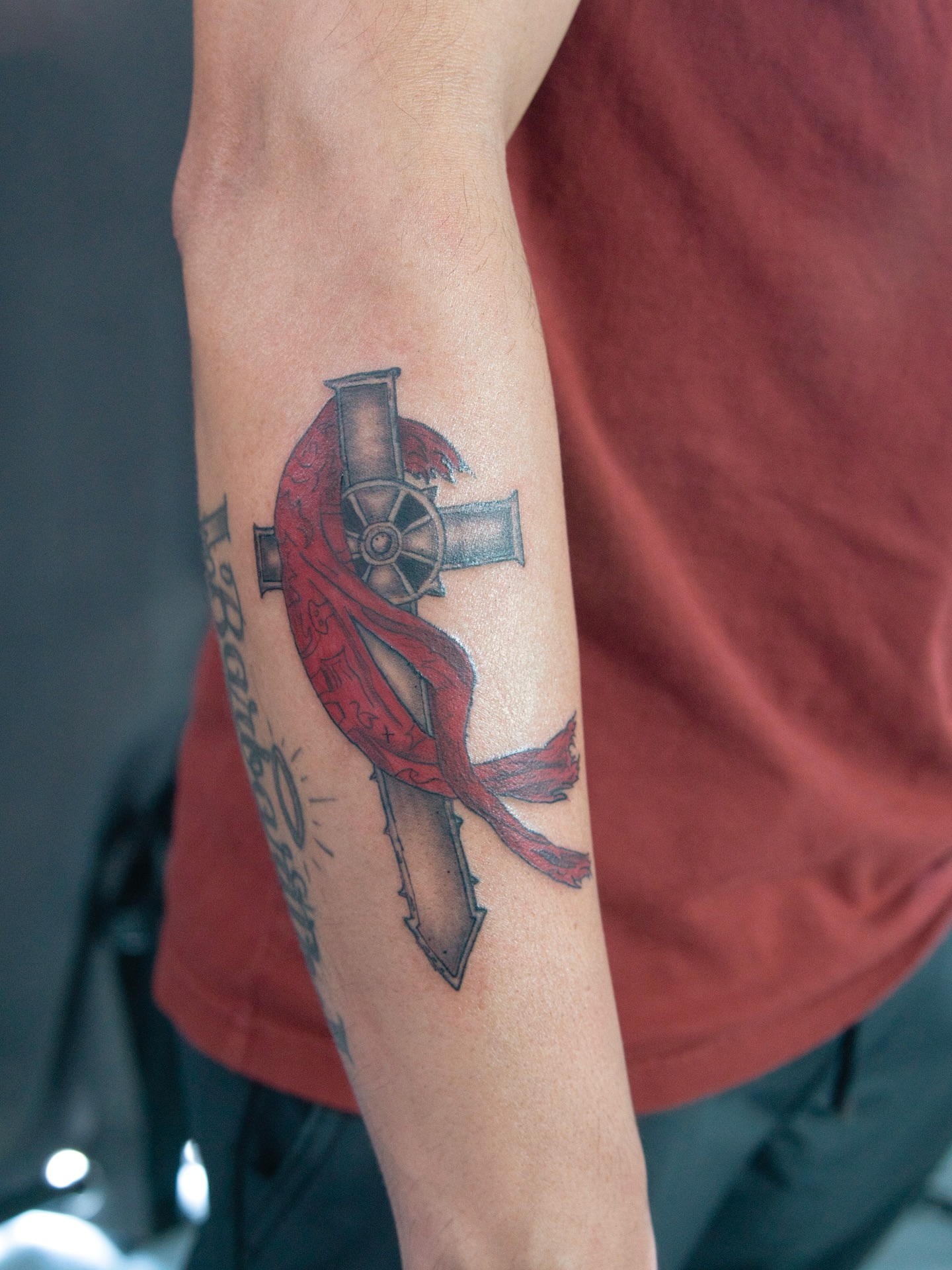 Tattoo by @wild_waves_ink — black_and_grey