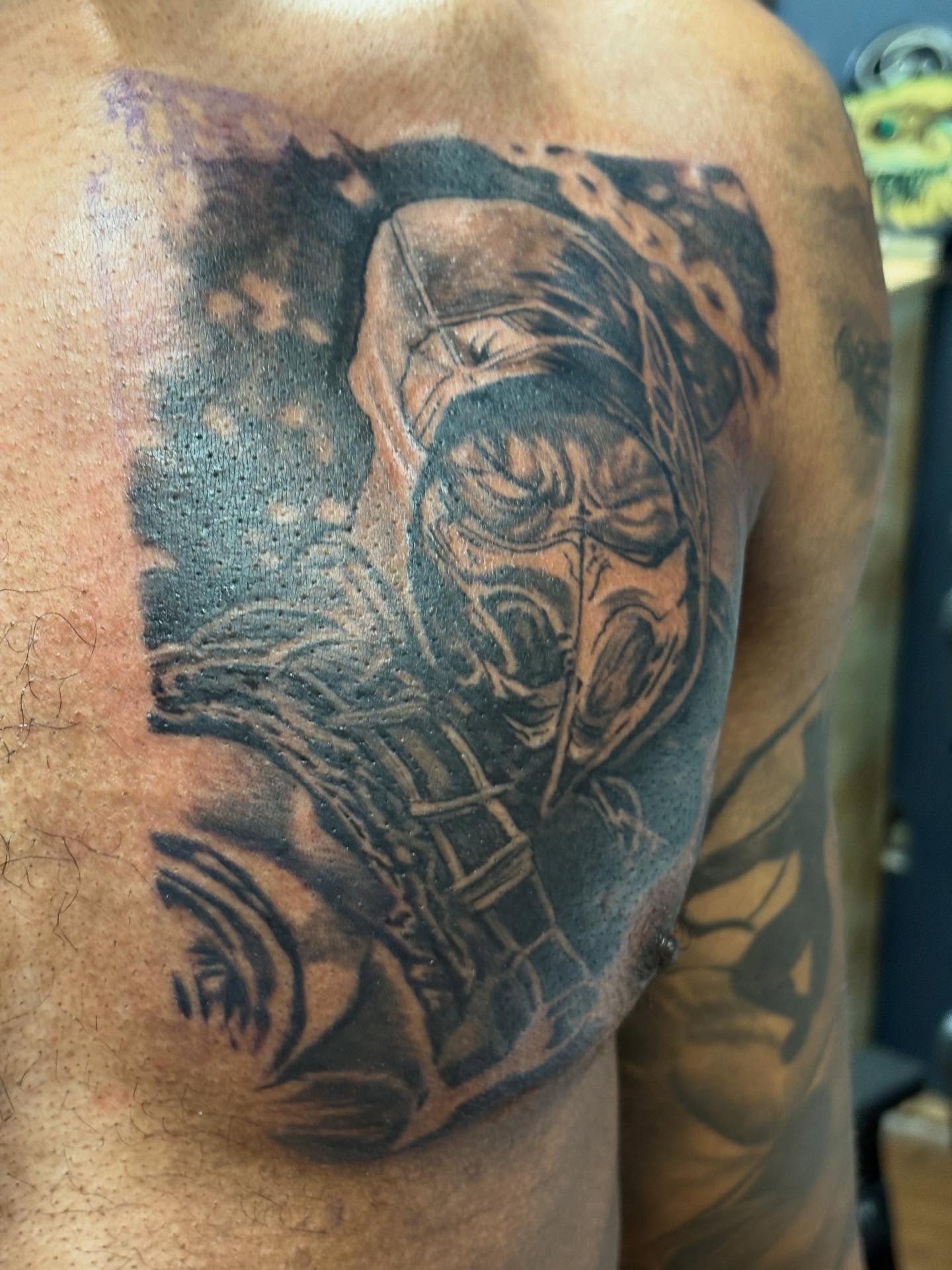 Tattoo by @themooreclan77 — realism, dark_realism