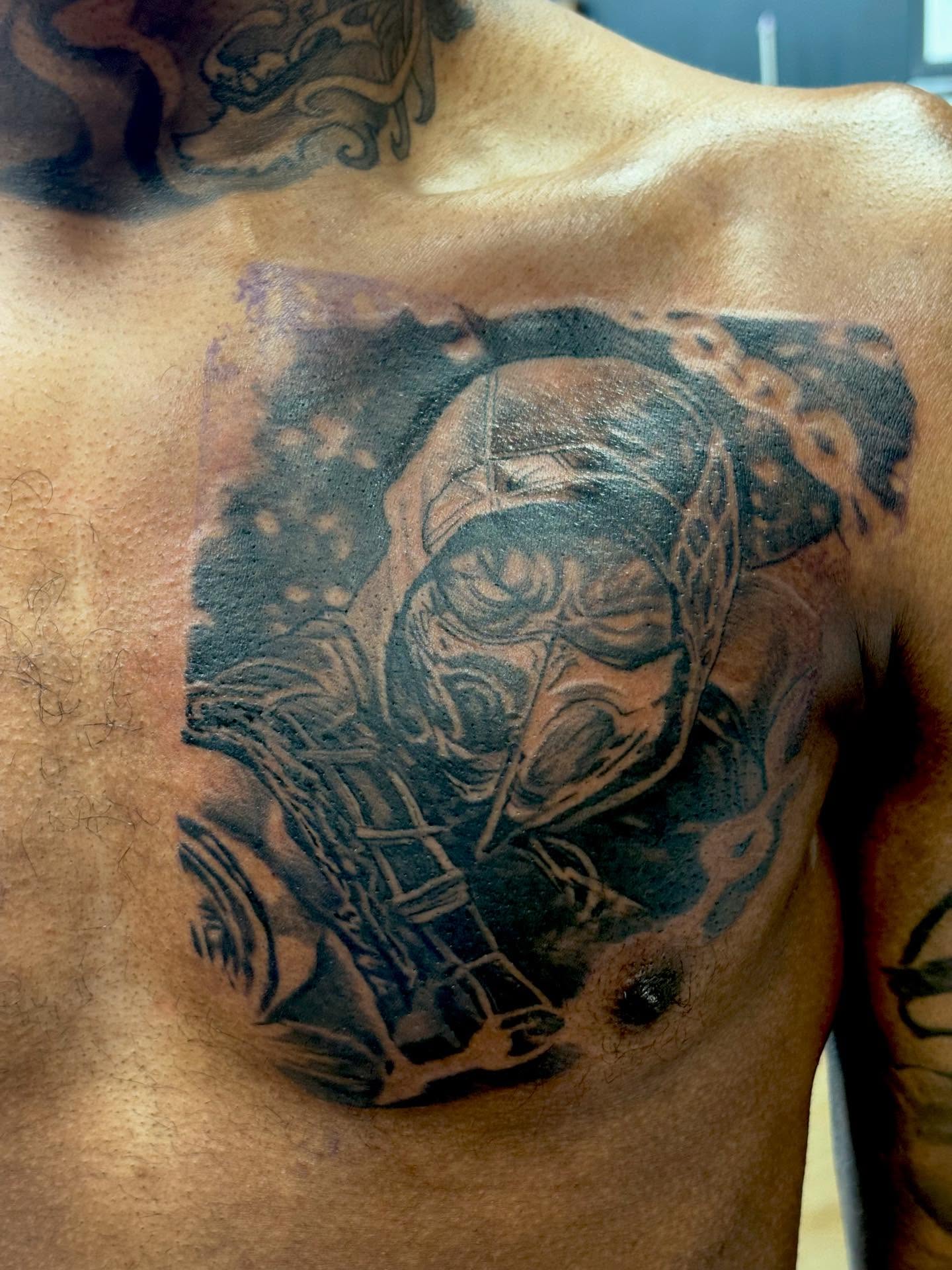 Tattoo by @themooreclan77 — black_and_grey, realism