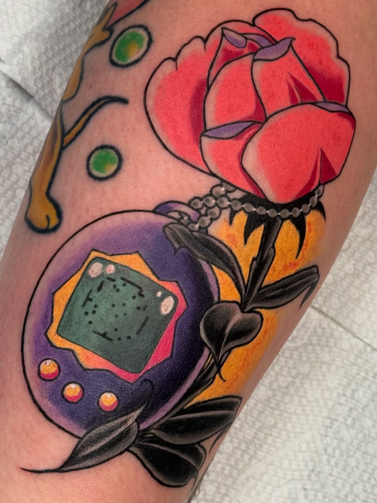 Tattoo by @tonytattoos89 — american_traditional, dotwork