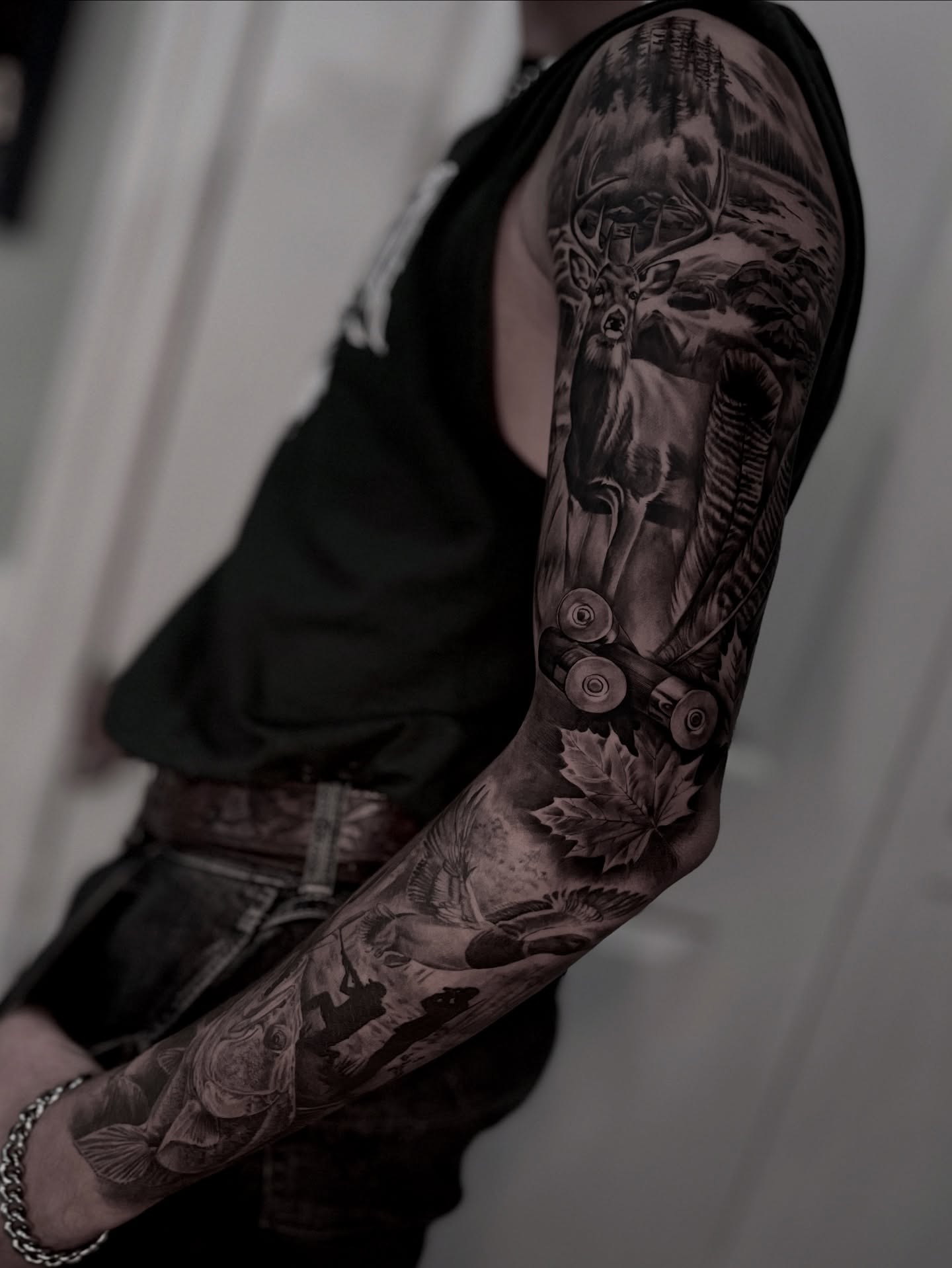 Tattoo by @monica.tattoos — black_and_grey, realism