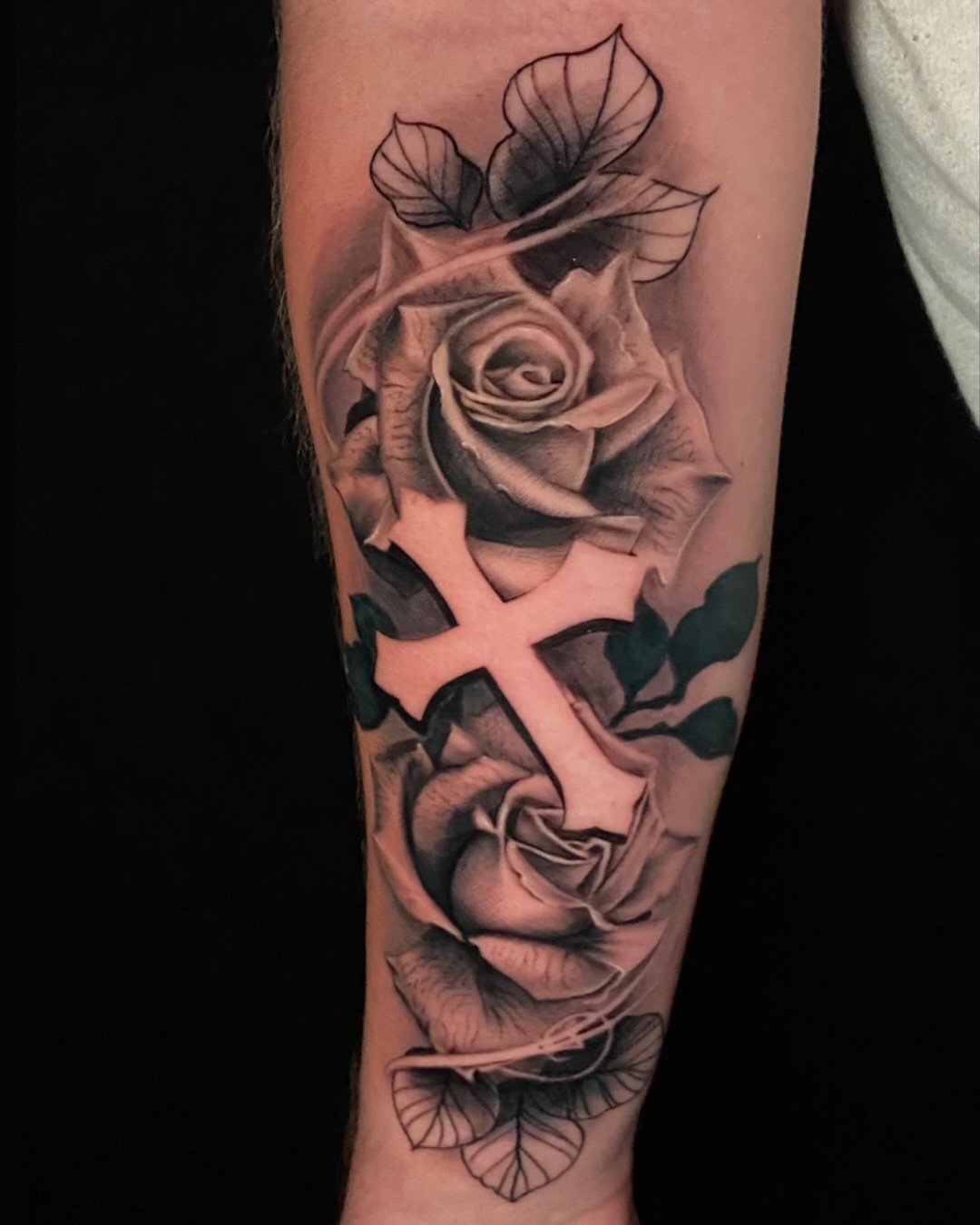 Tattoo by @skalleywagtattooer — black_and_grey, realism