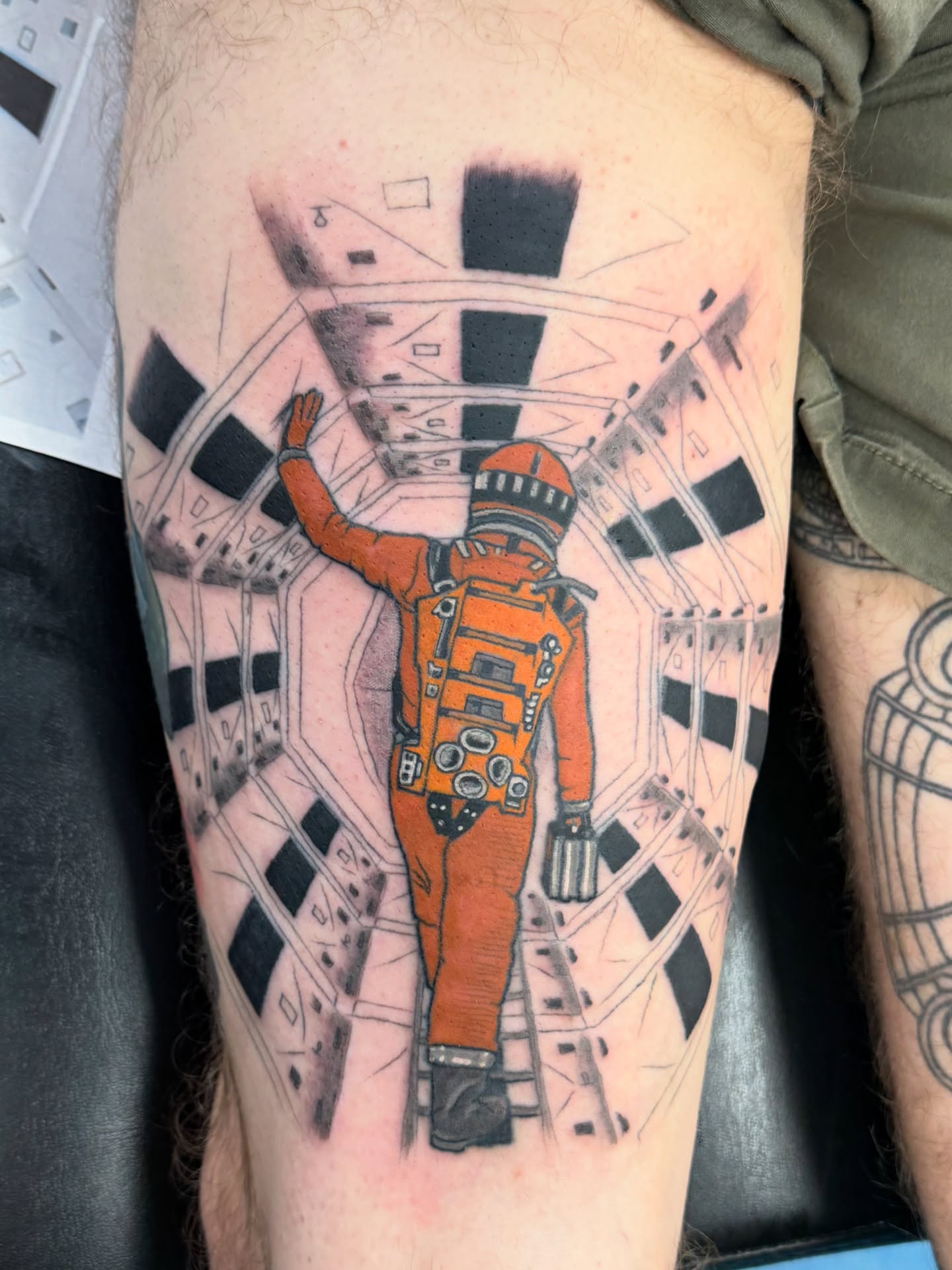 Tattoo by @lallen_tattoo — realism, geometric