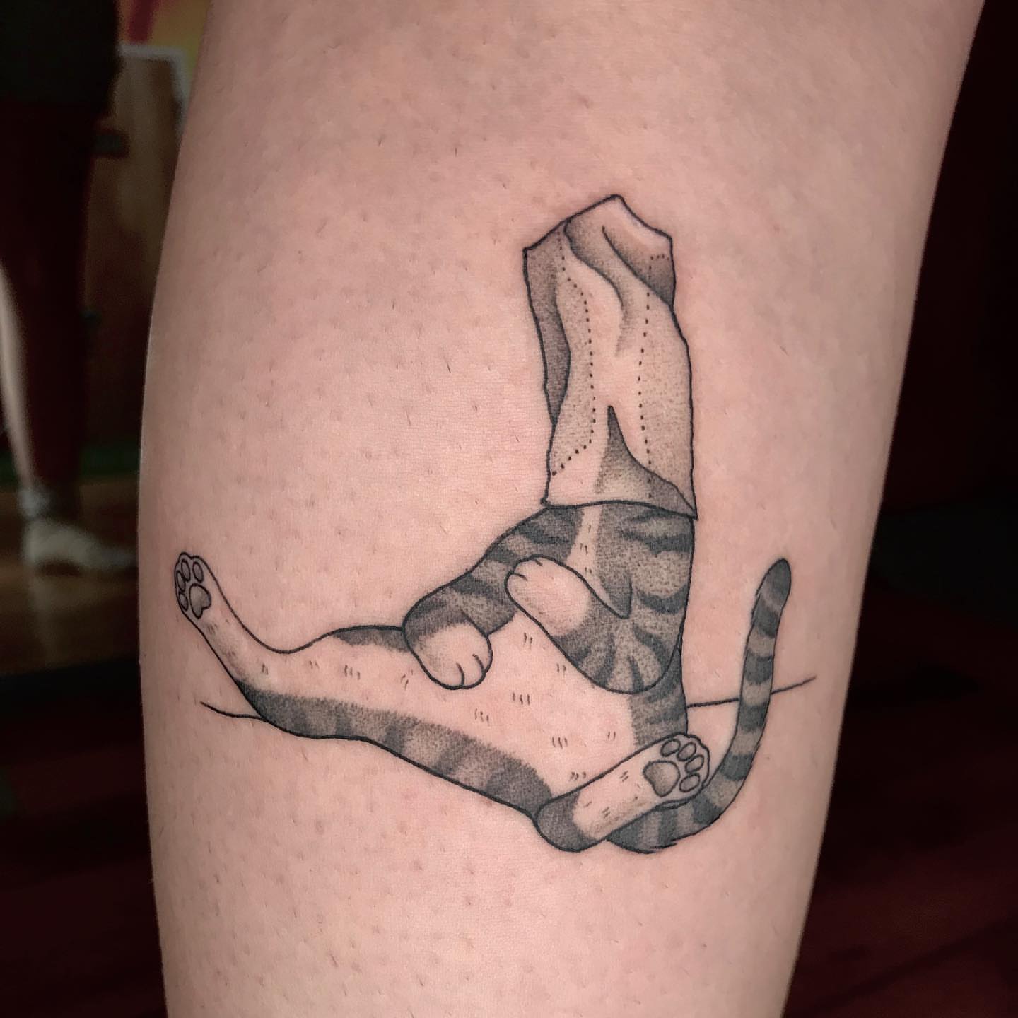 Tattoo by @raineydaytattoos — black_and_grey