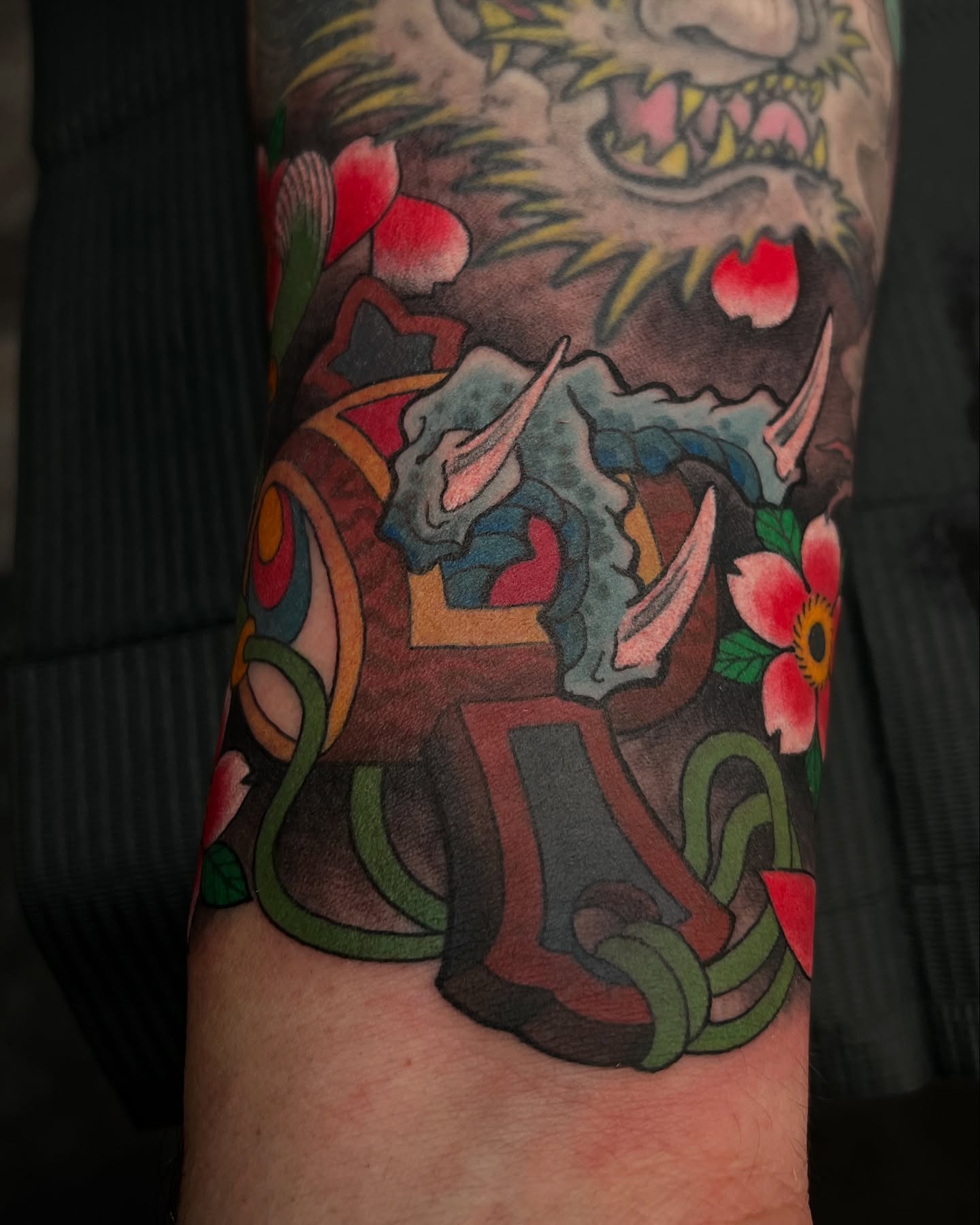 Tattoo by @diegomartin_hvtc — american_traditional, japanese_irezumi