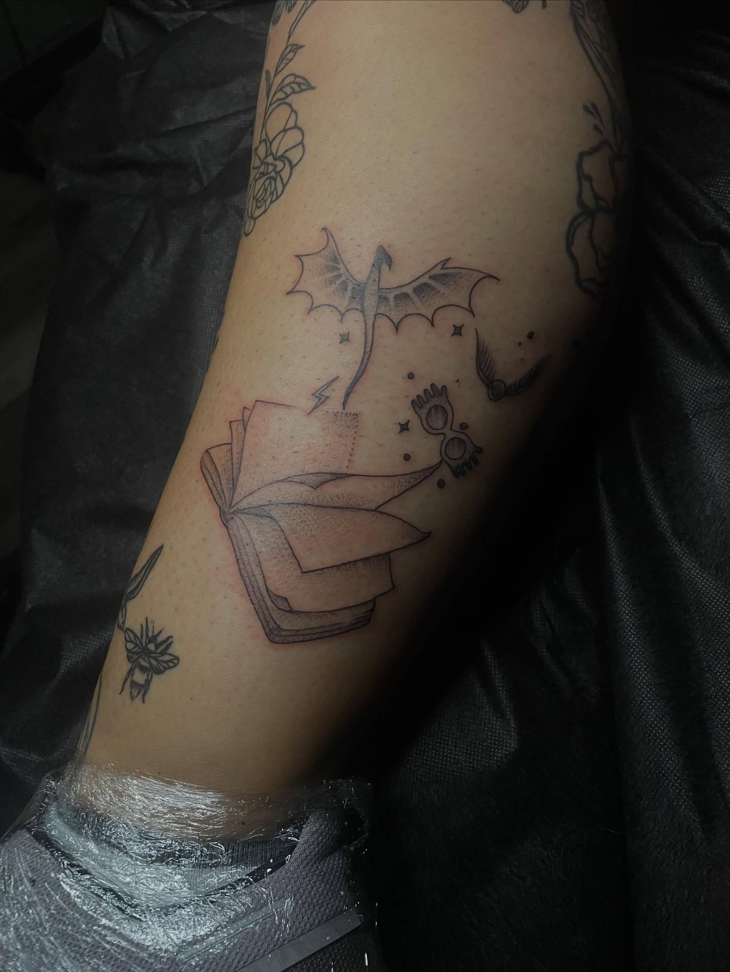 Tattoo by @new_erah_design — black_and_grey