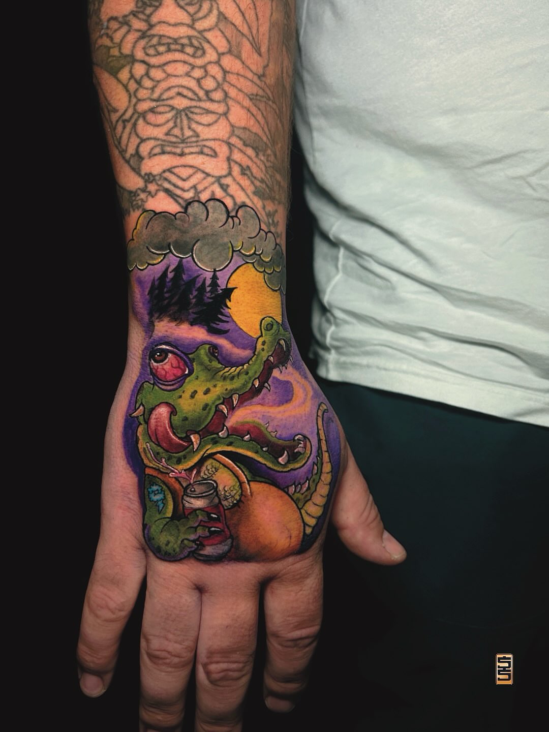Tattoo by @surgegrey β new_school, surrealism
