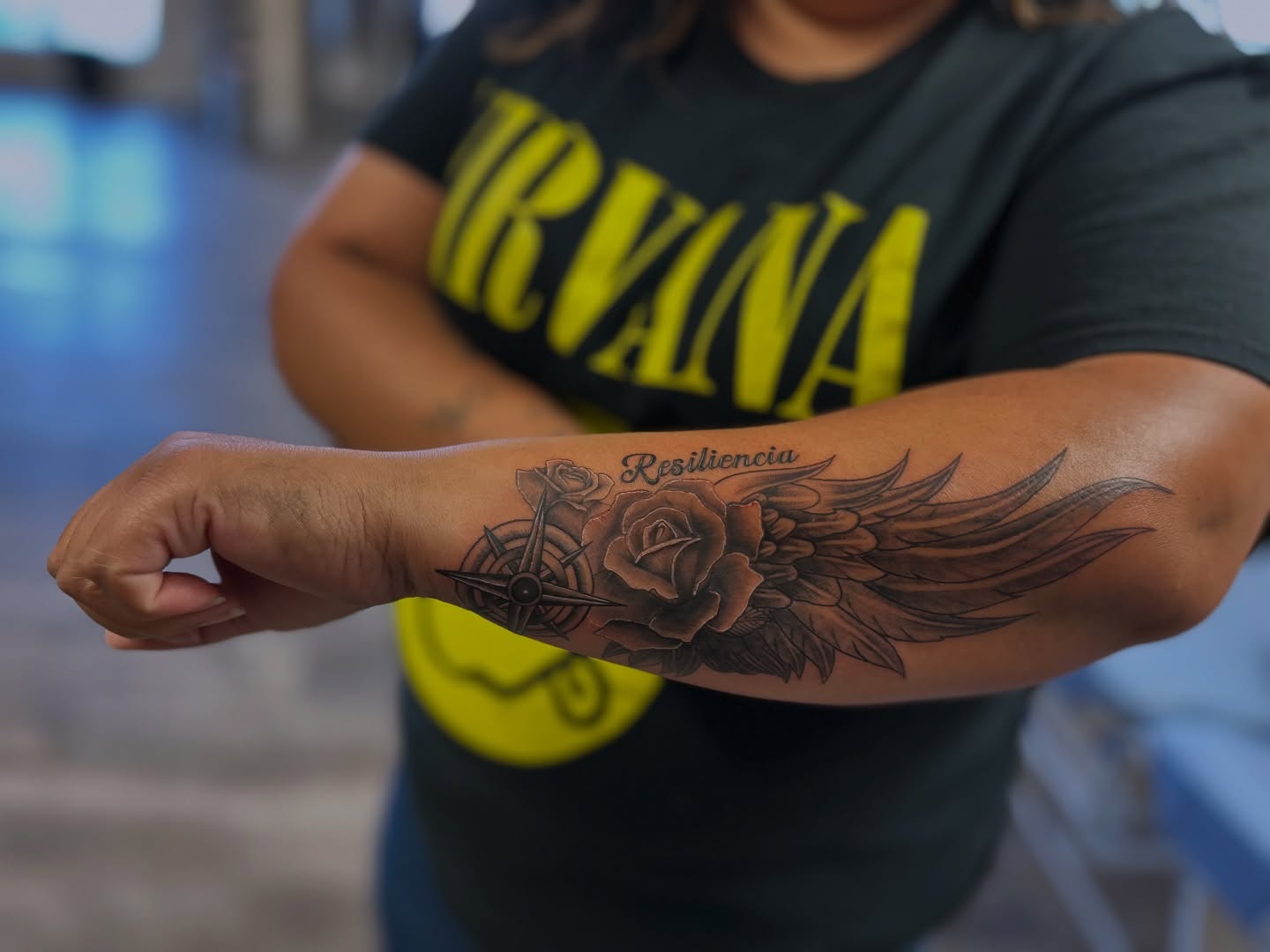 Tattoo by @hawkins.mirrandaa — black_and_grey