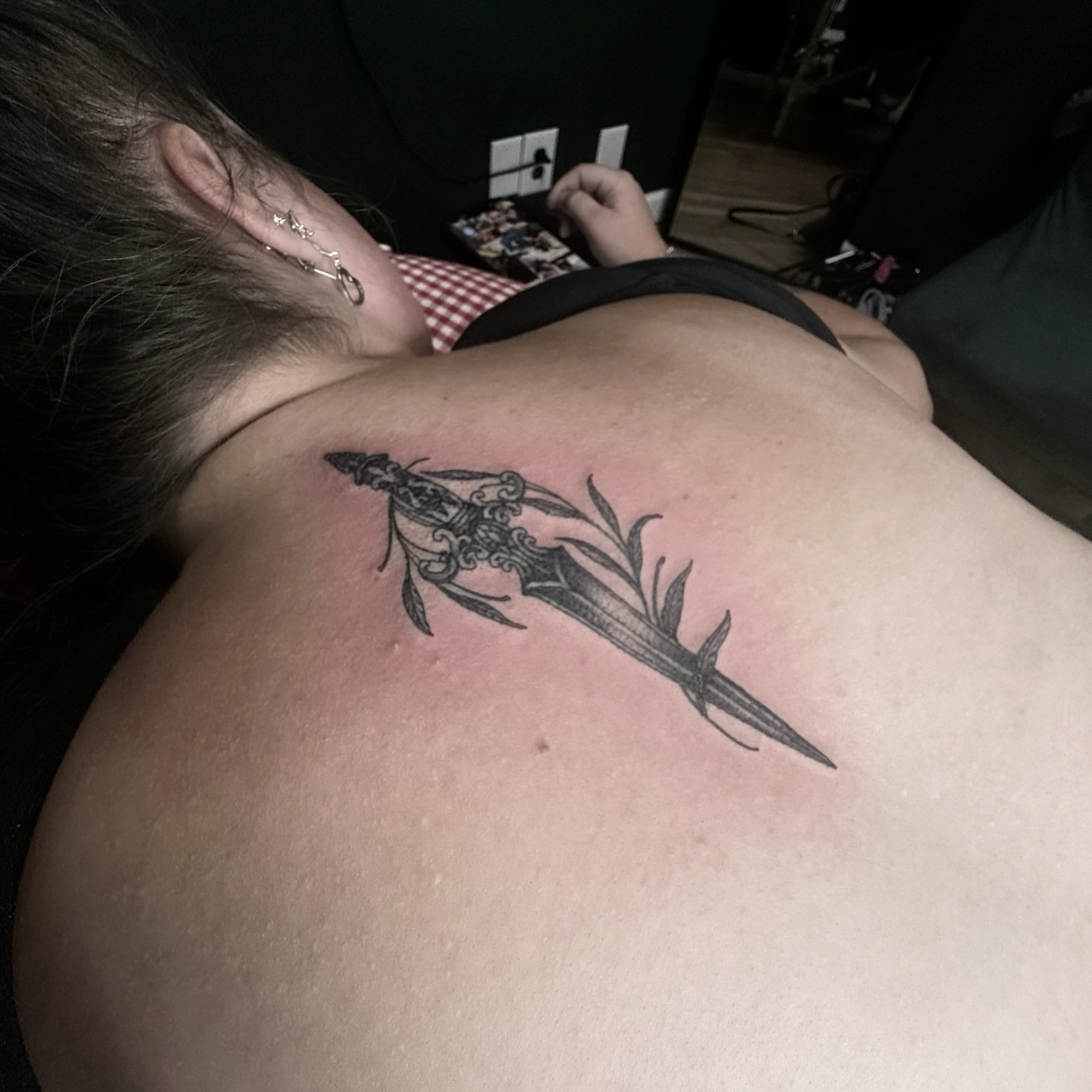 Tattoo by @sassafrastats — black_and_grey
