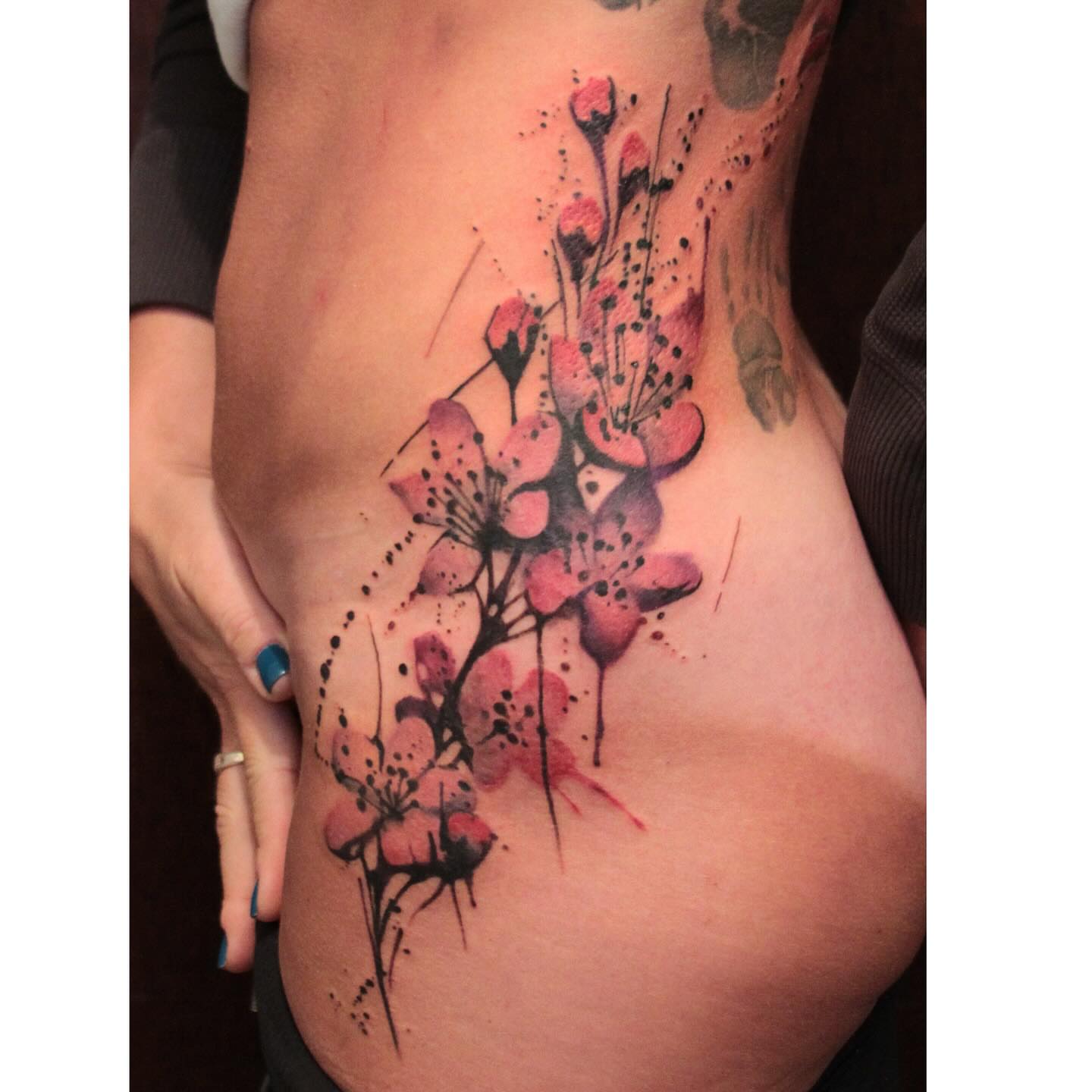 Tattoo by @mrcoffeybean — watercolor