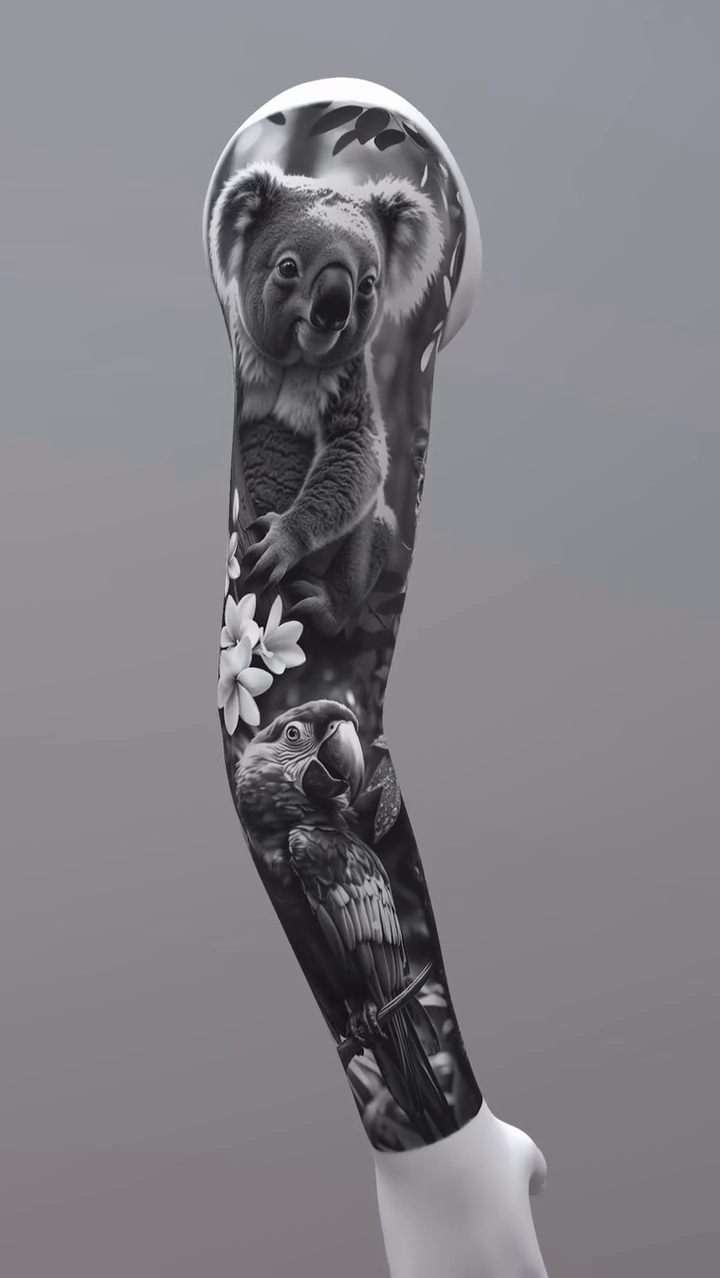 Tattoo by @katherinatattoos โ realism, black_and_grey