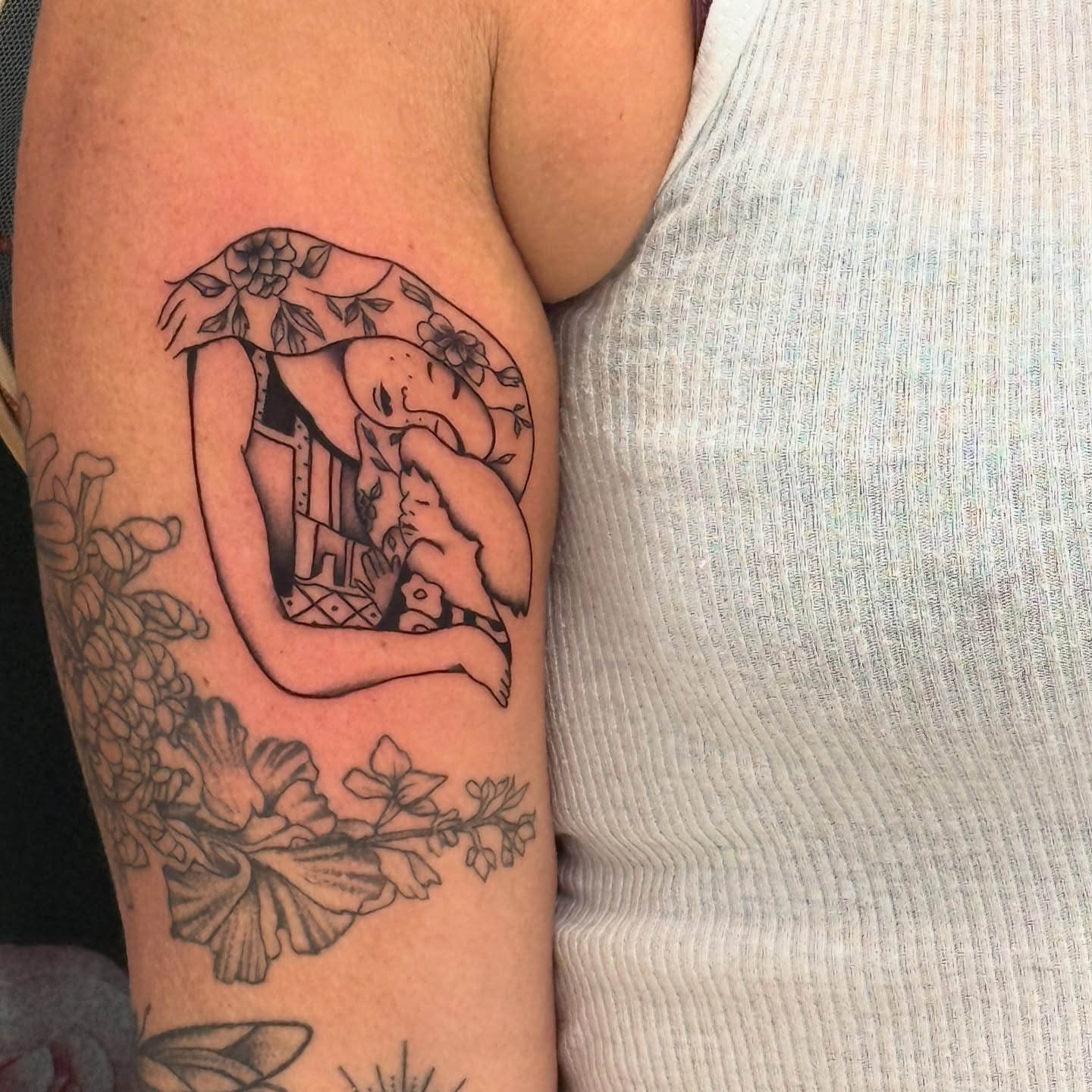 Tattoo by @inkbysana — black_and_grey