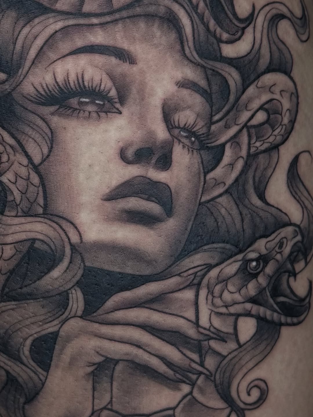 Tattoo by @tinys.tattoos — black_and_grey, realism