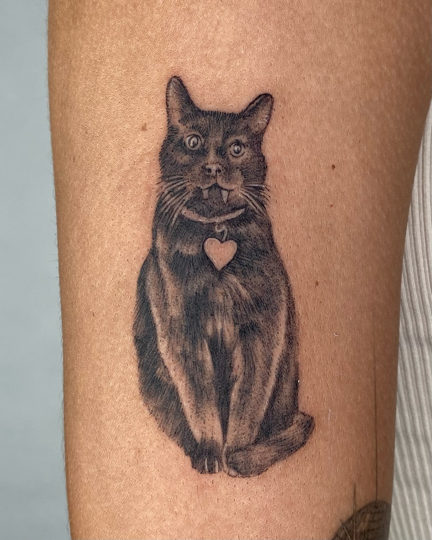 Tattoo by @cowgurl_bebop — realism, black_and_grey