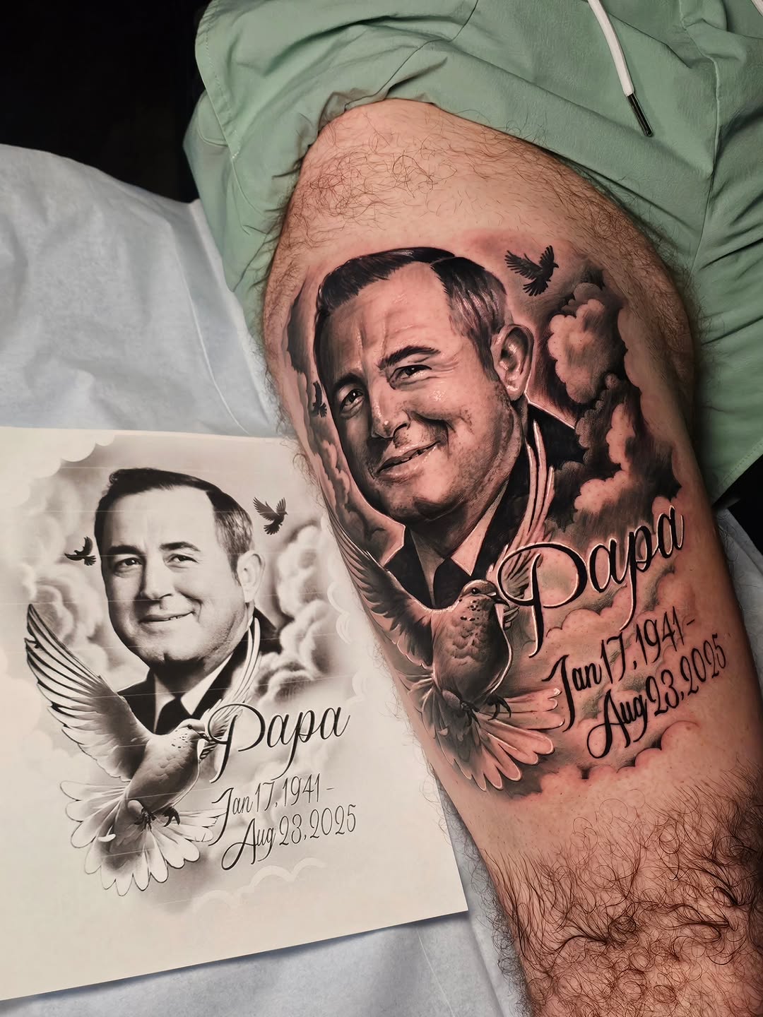 Tattoo work at Middle Tennessee Tattoo Expo 2026
