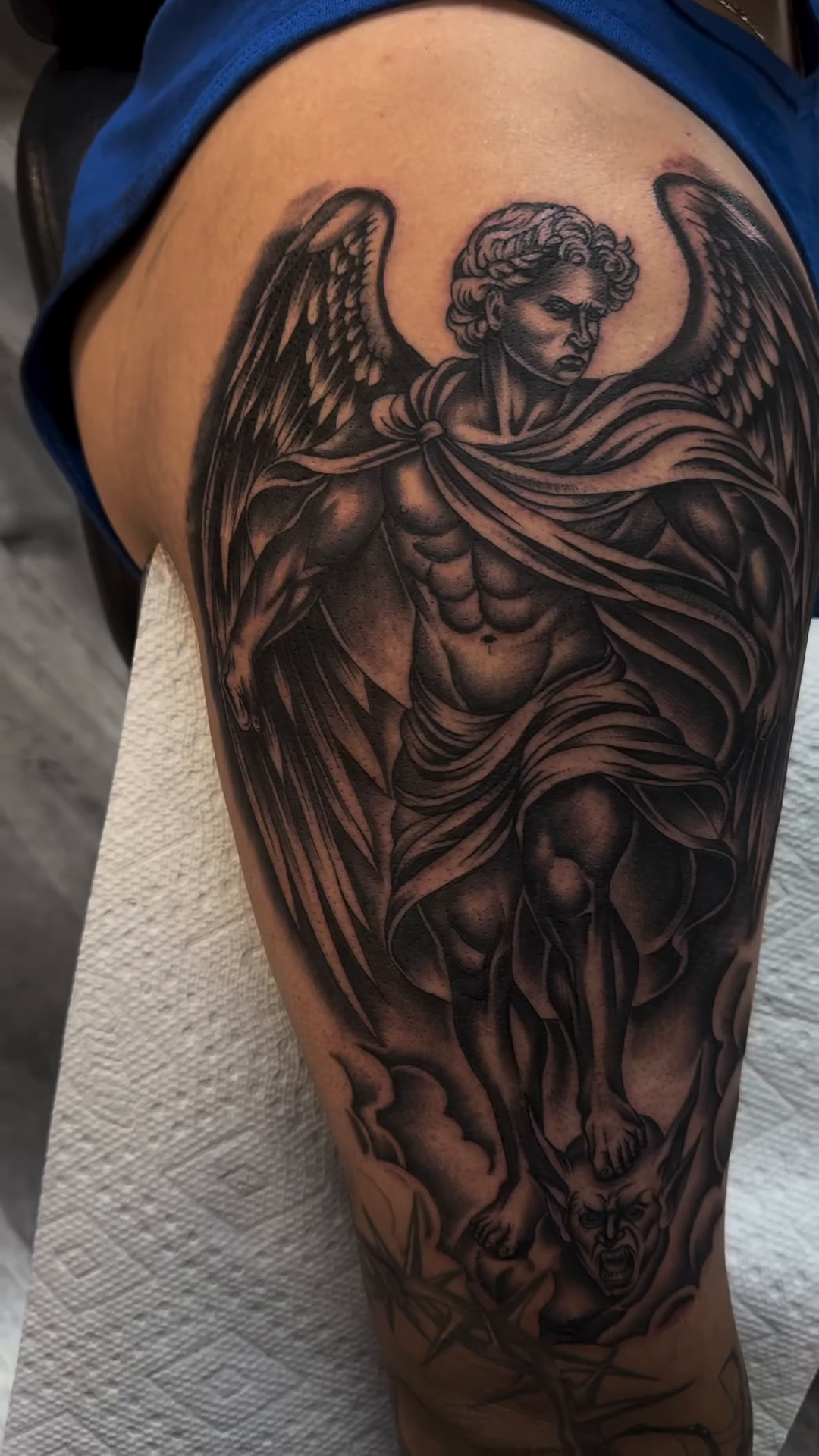 Tattoo by @ghostinkzz β realism, black_and_grey