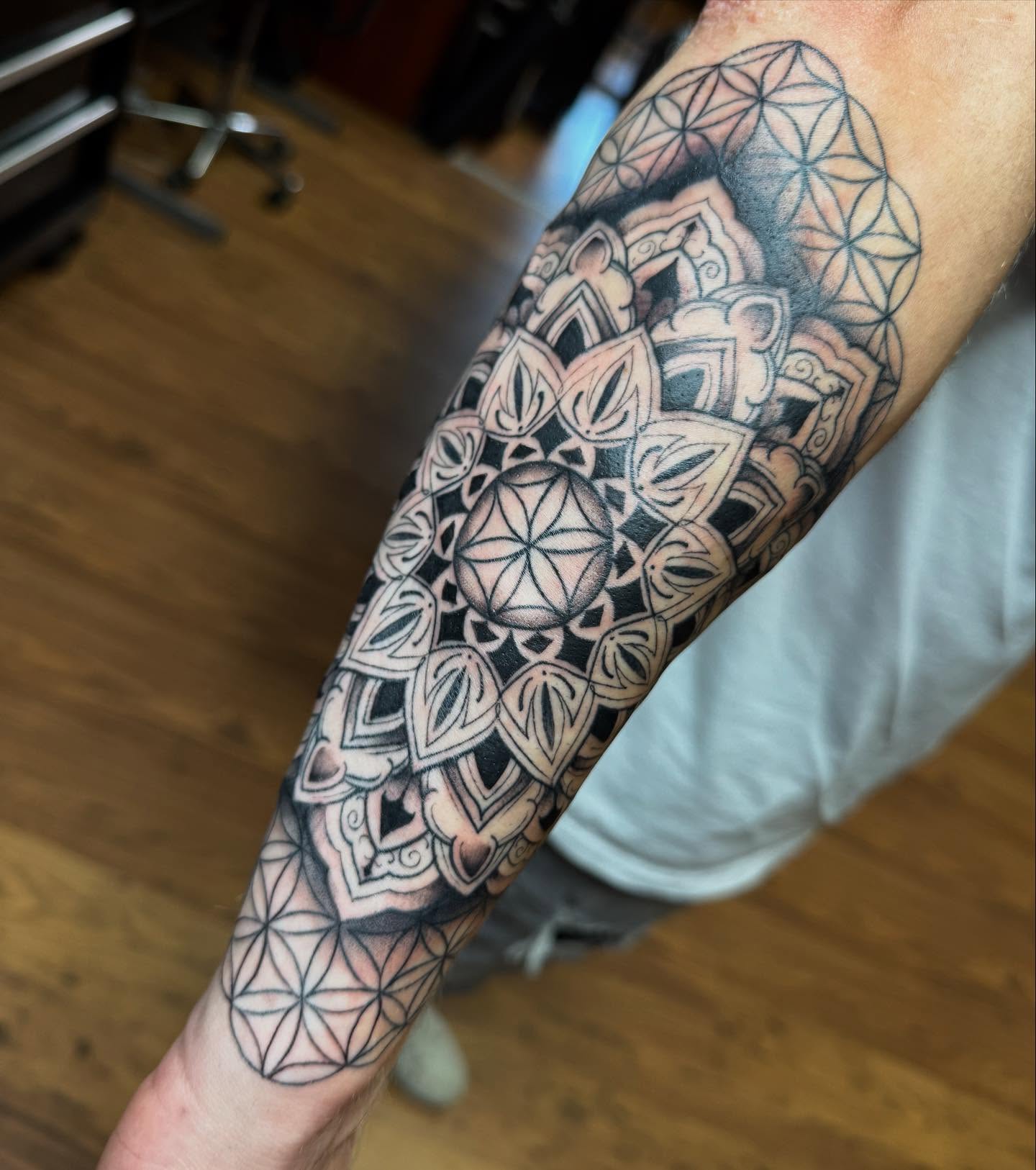 Tattoo by @chadmc509 — geometric