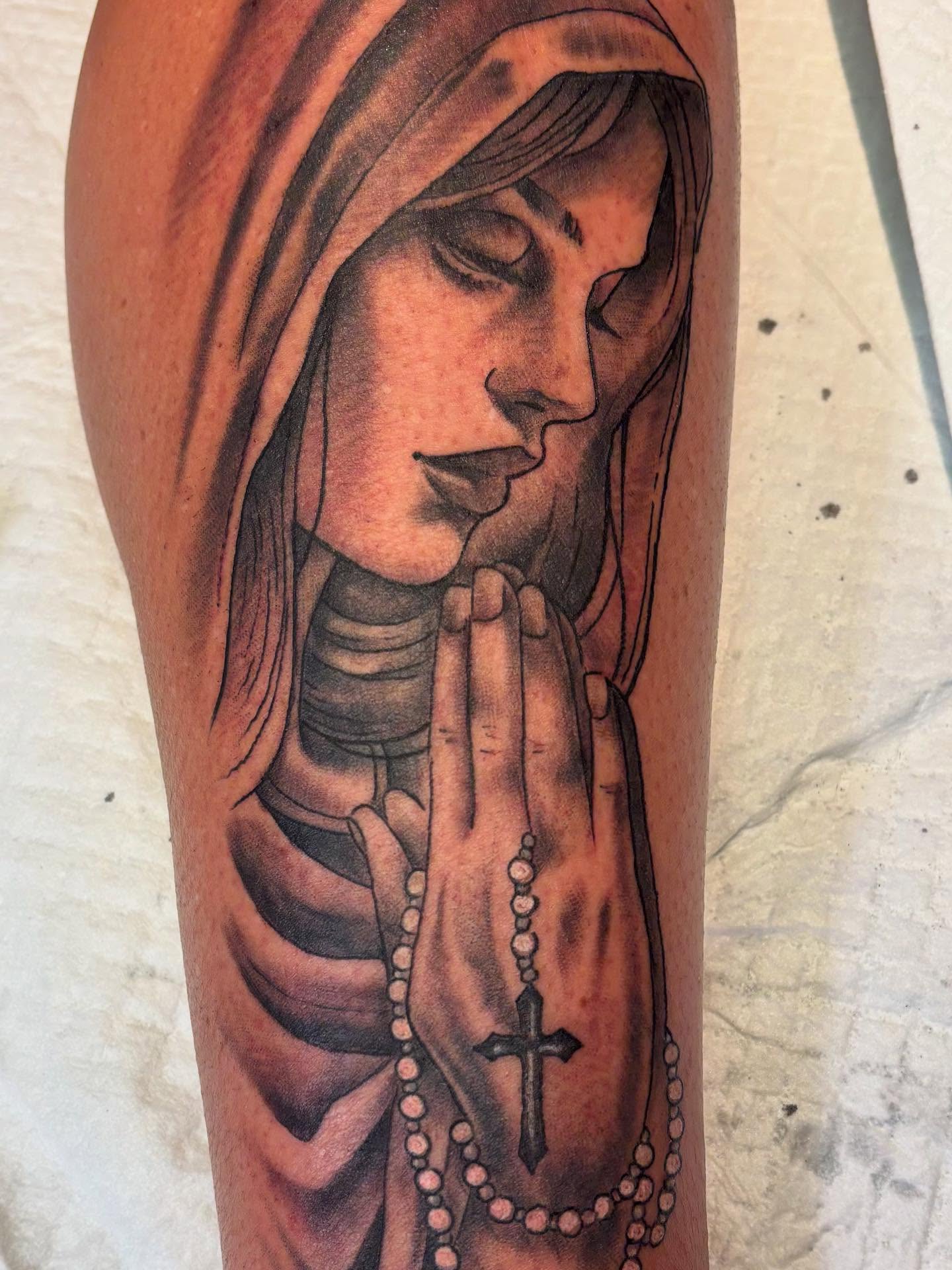 Tattoo by @cynicalprick — realism, black_and_grey