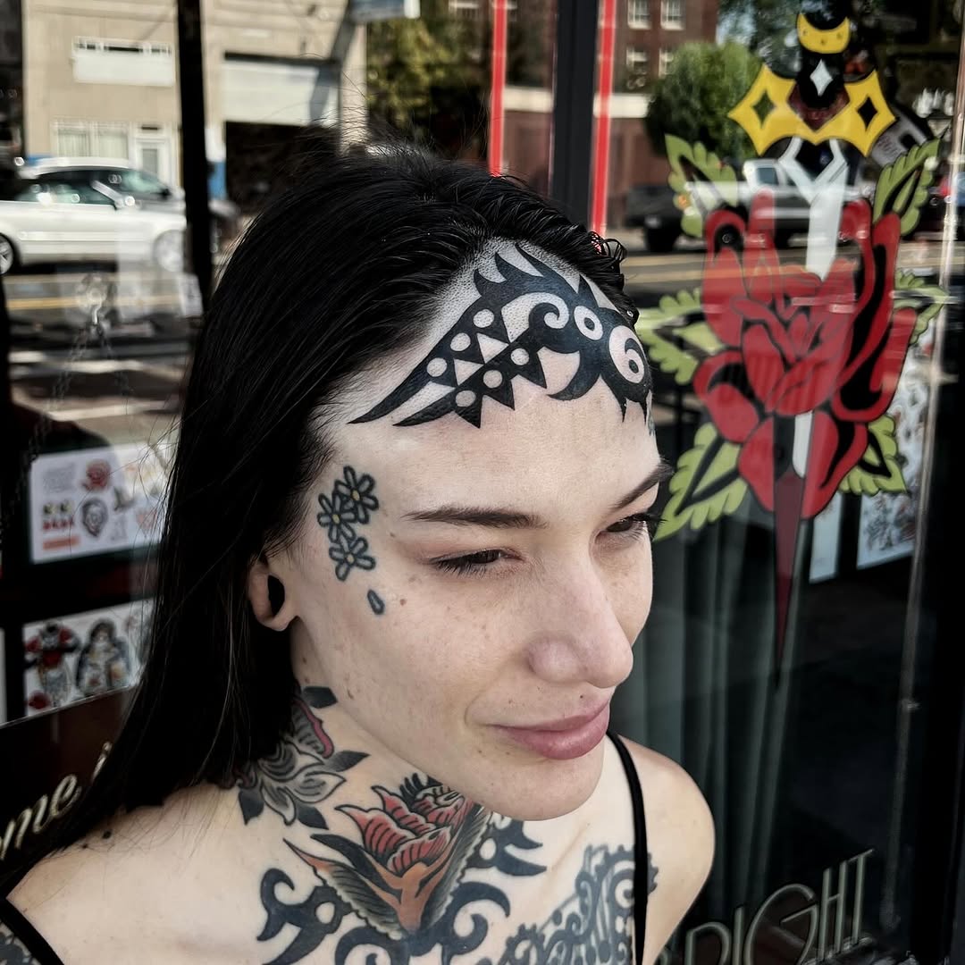 Tattoo by @joncrooktattoo — blackwork, tribal