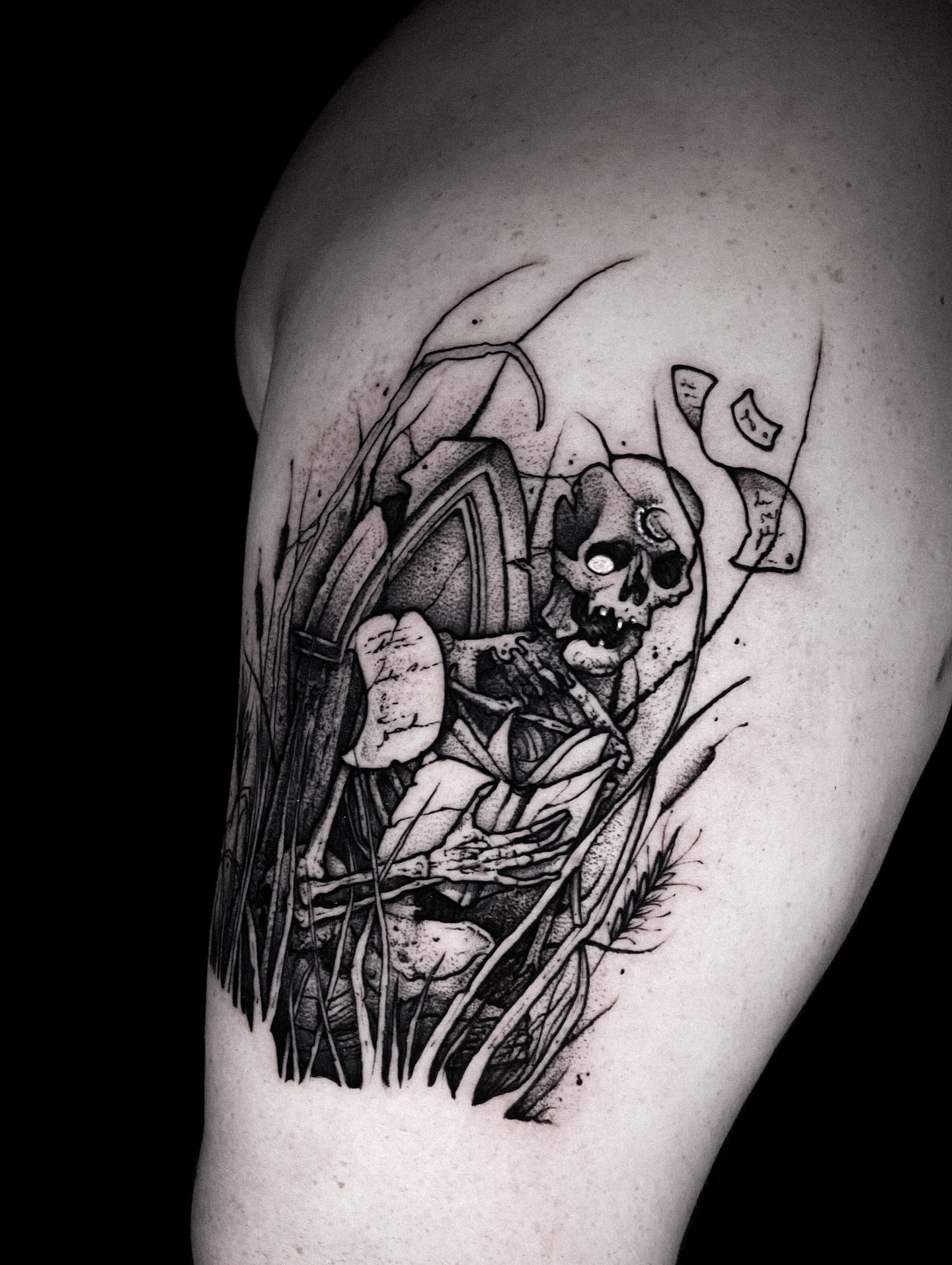 Tattoo by @bunche_tattoo — black_and_grey, realism