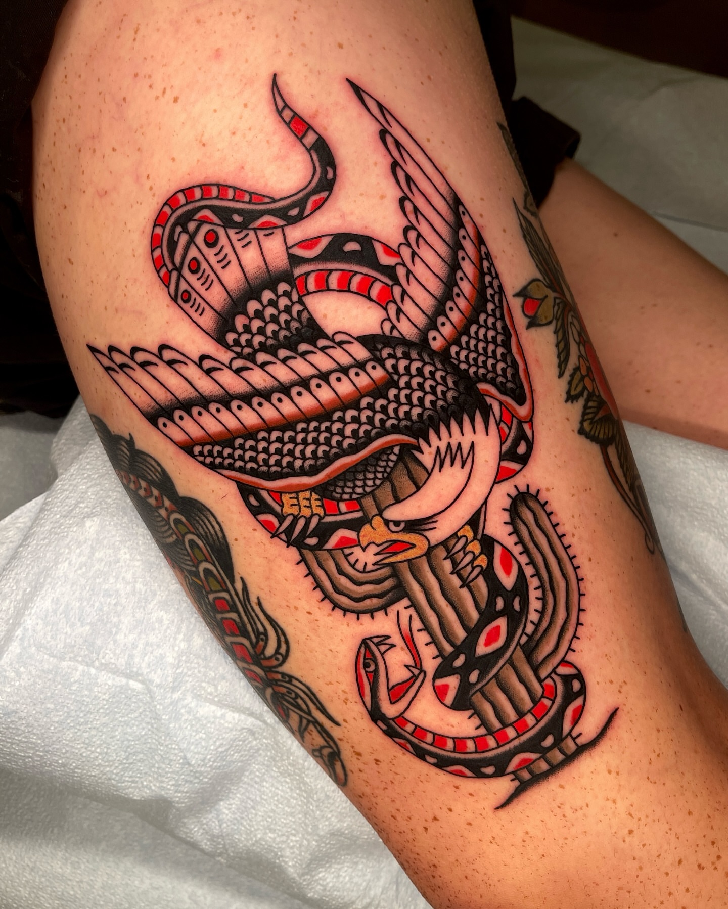 Tattoo by @chasetuckertattoo — american_traditional, black_and_grey