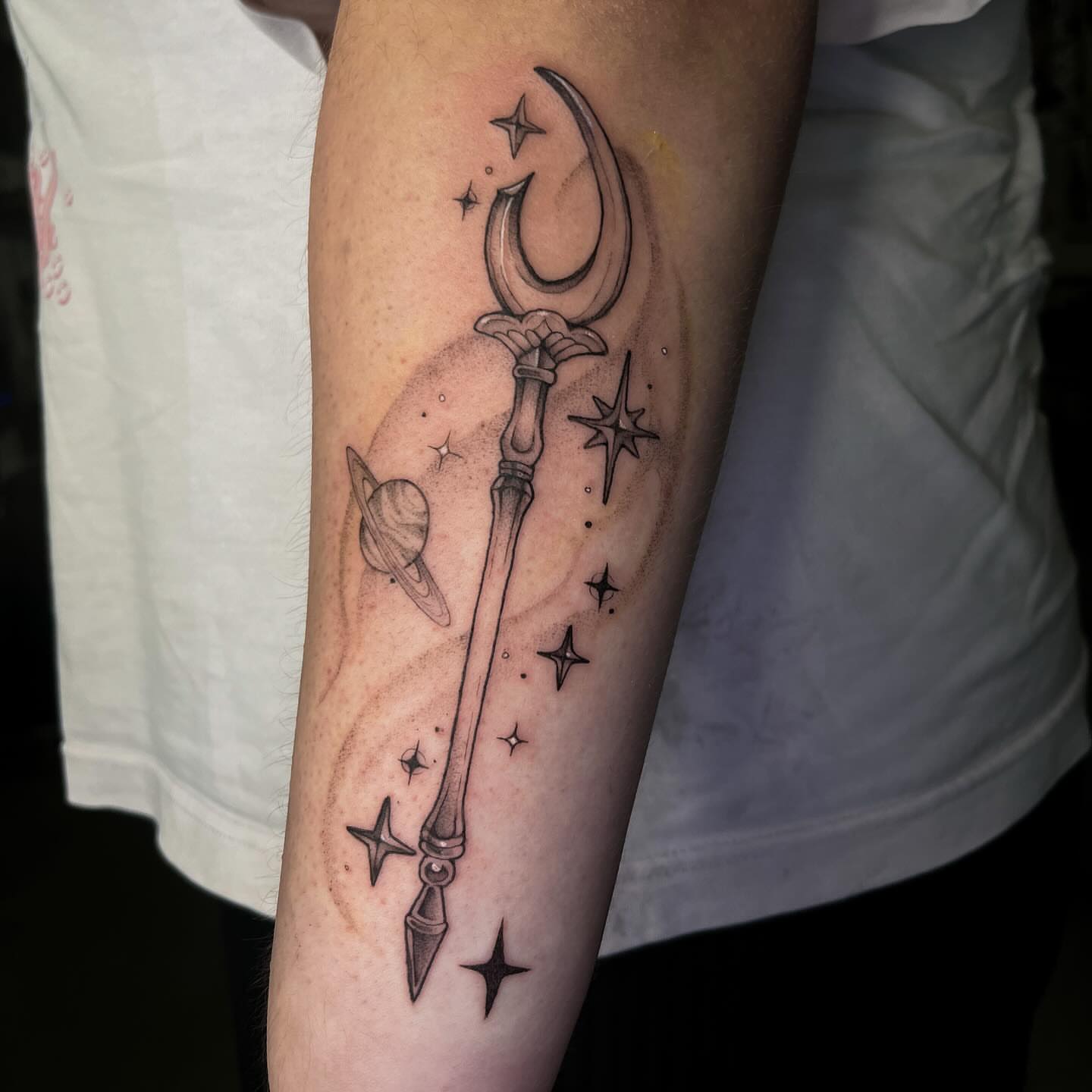 Tattoo by @celynity — black_and_grey