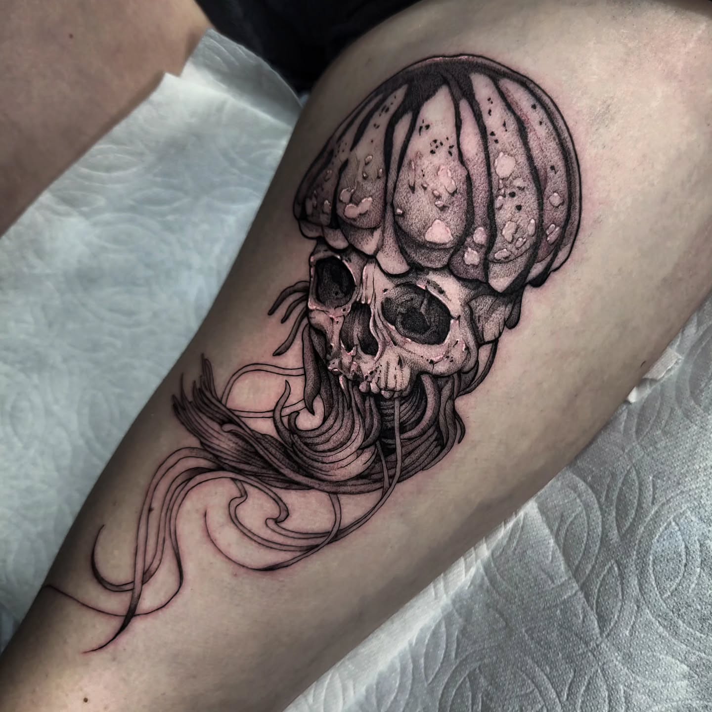 Tattoo by @brightboneink — dark_realism