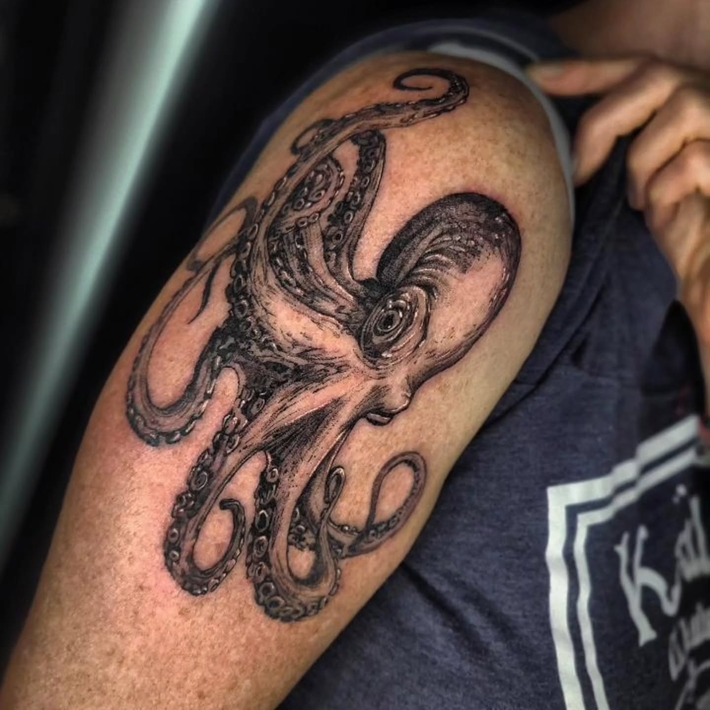Tattoo by @brightboneink — realism, black_and_grey