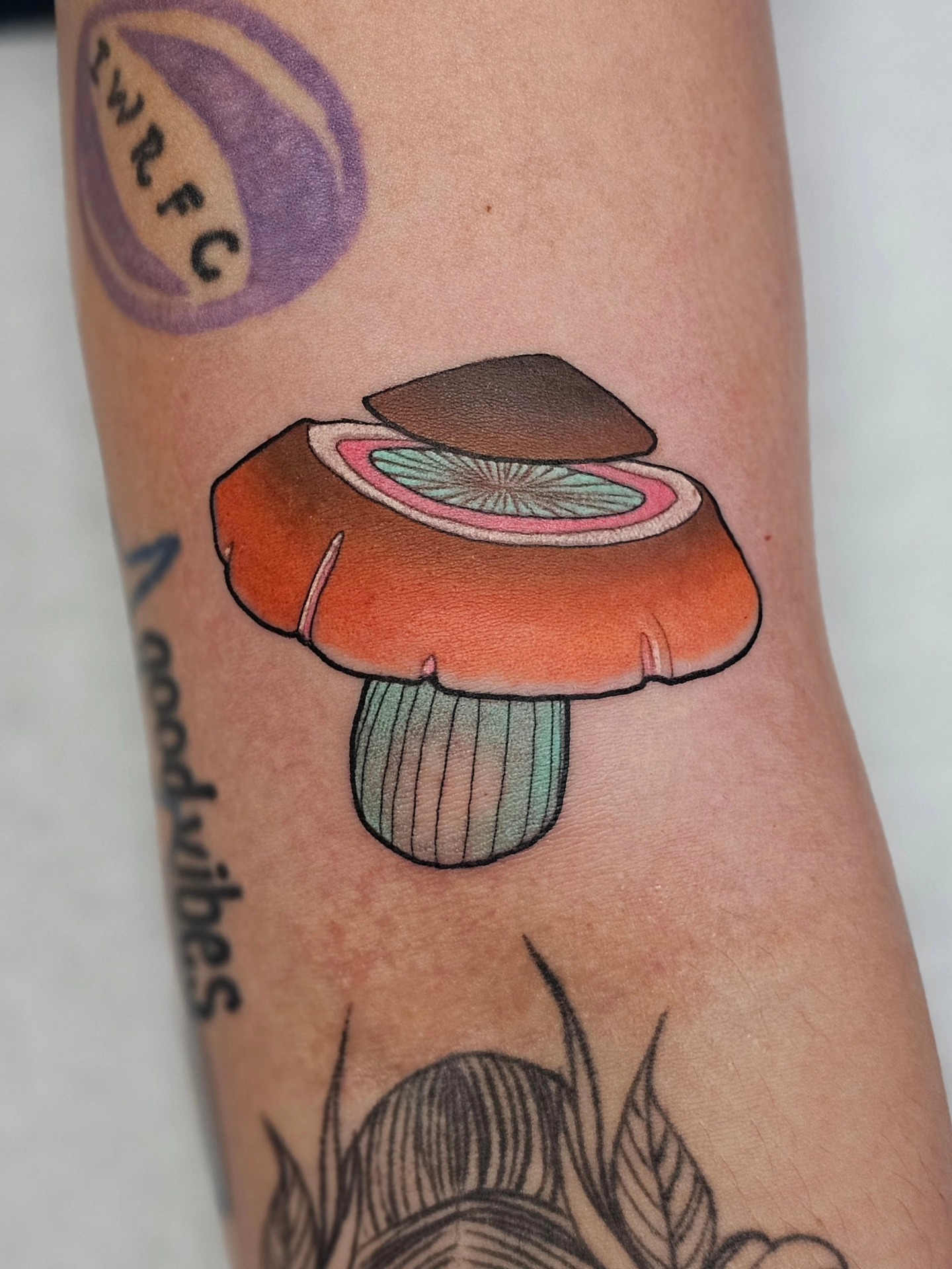 Tattoo by @zombiebellabug — dotwork