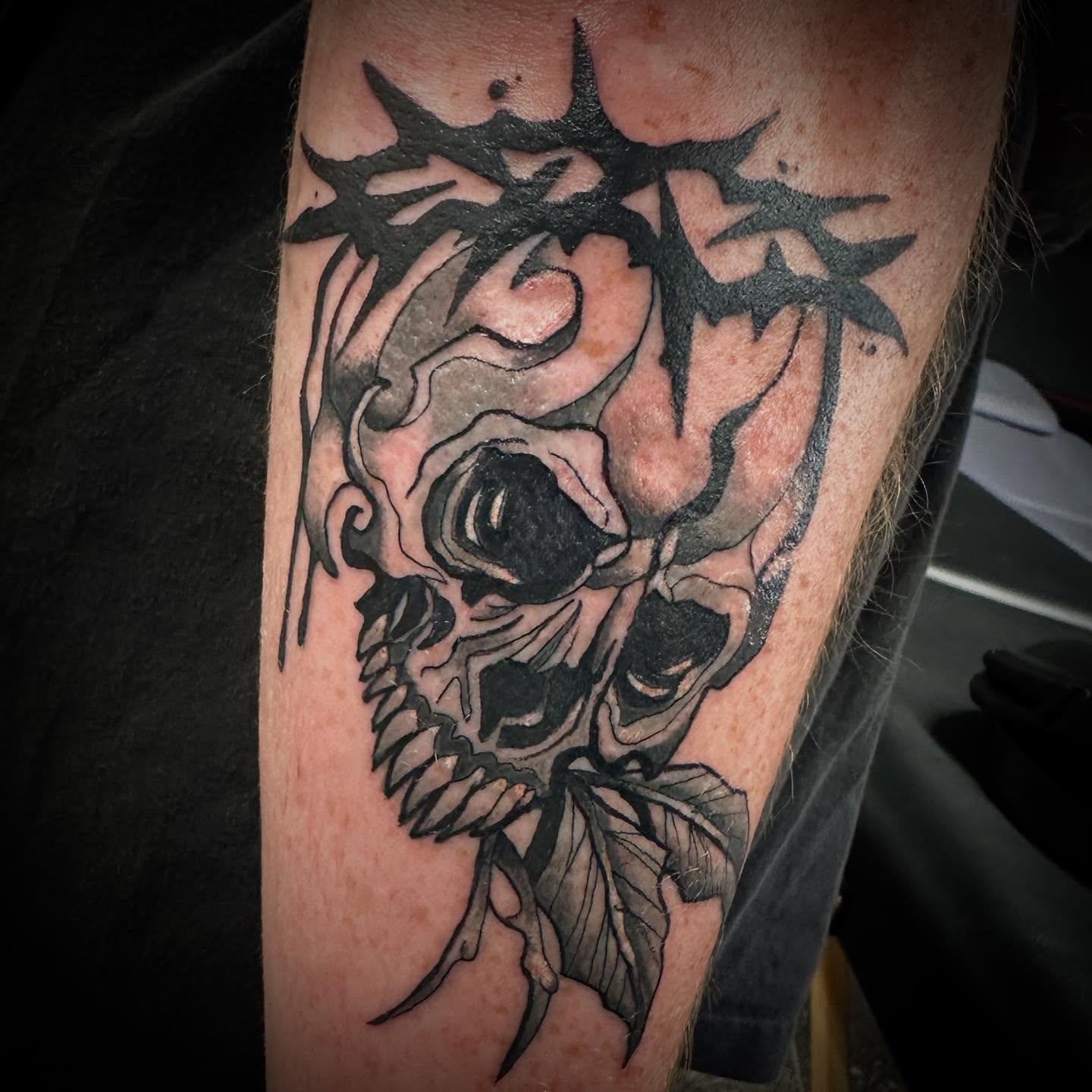 Tattoo by @poppacoppa — black_and_grey, realism