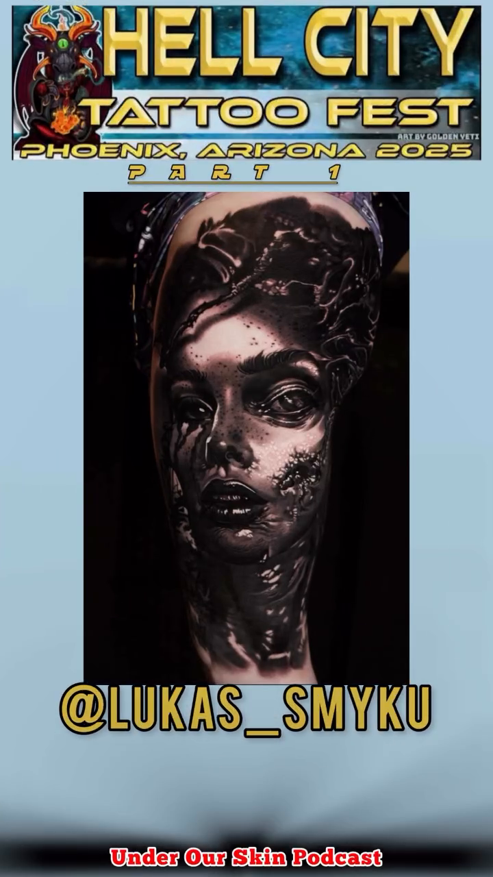 Portrait of a woman realism tattoo by Caitlyn Campbell