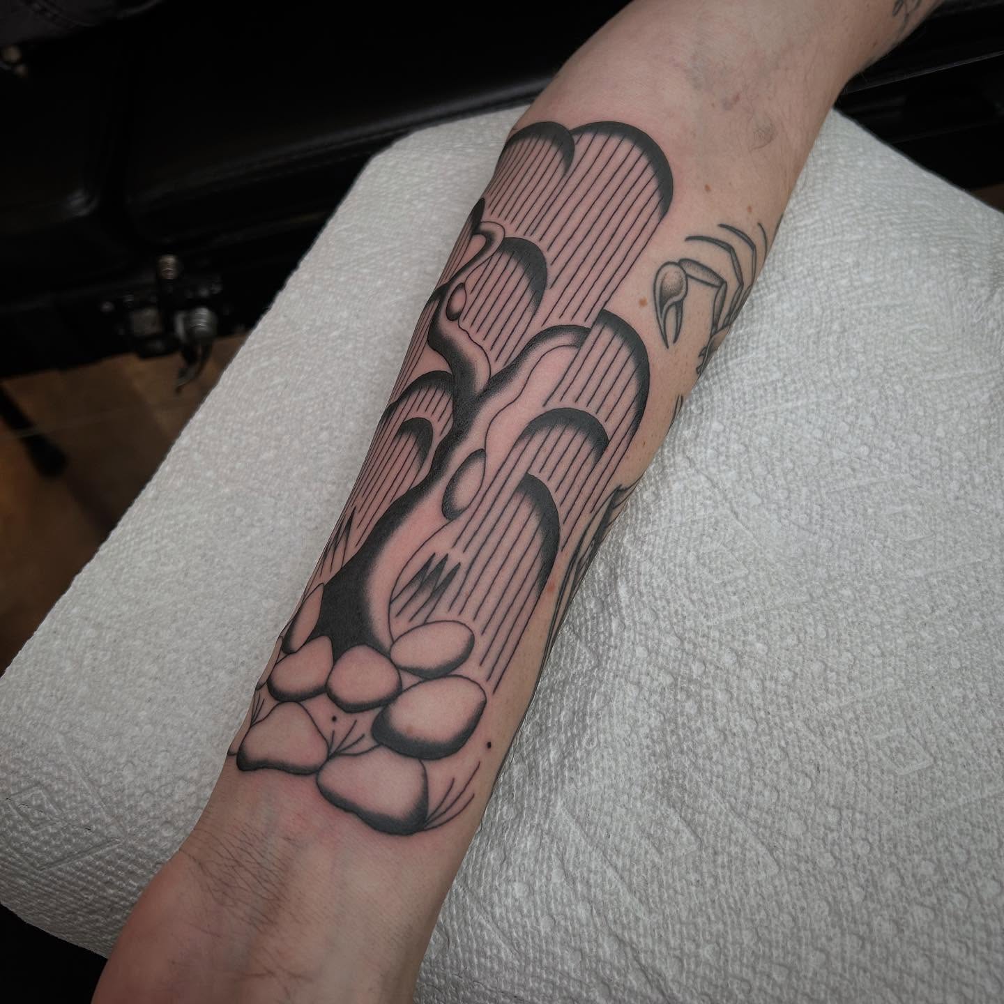 Tattoo by @moosetattooer β black_and_grey