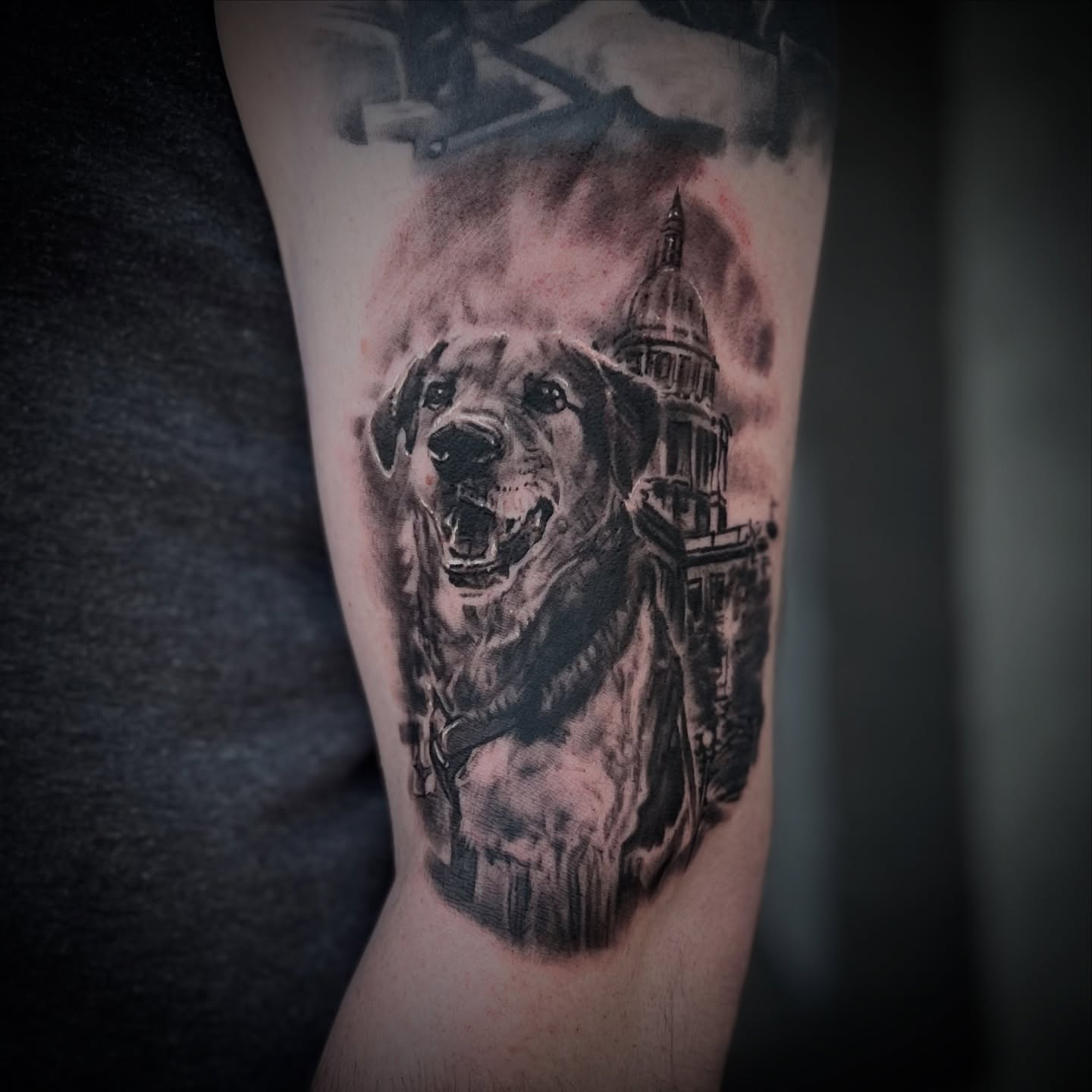 Tattoo by @mez_love_tattoos — realism, black_and_grey