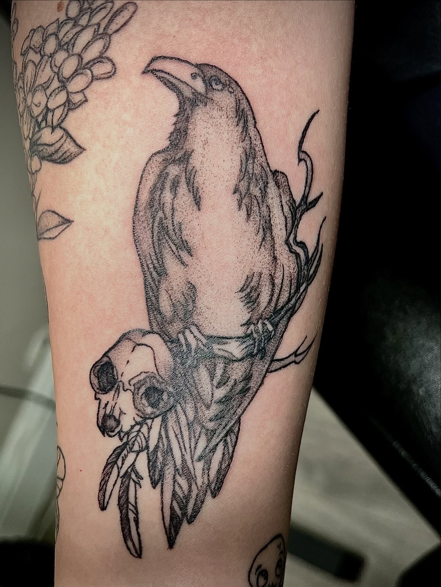 Tattoo by @kittymarietattoos โ dotwork, black_and_grey