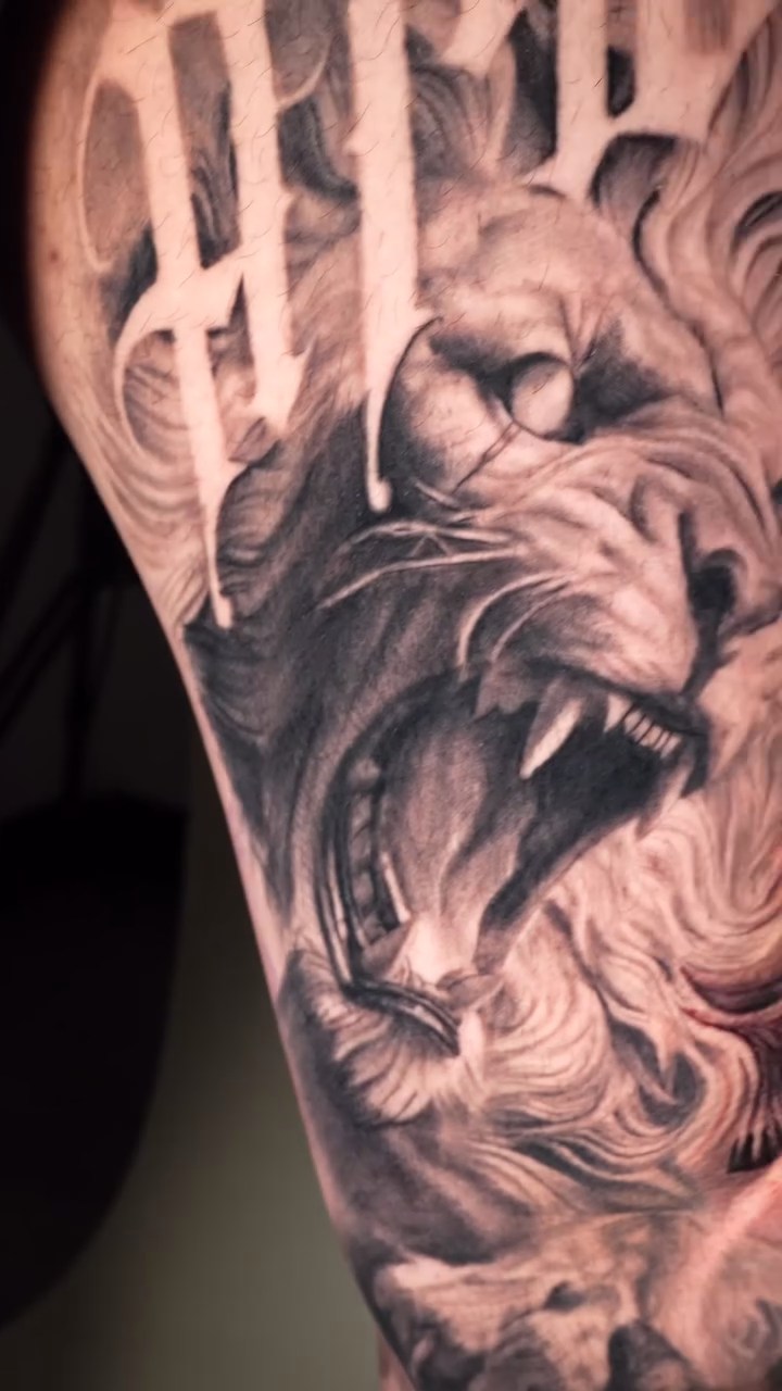 Tattoo work at Evergreen Tattoo Invitational 2026