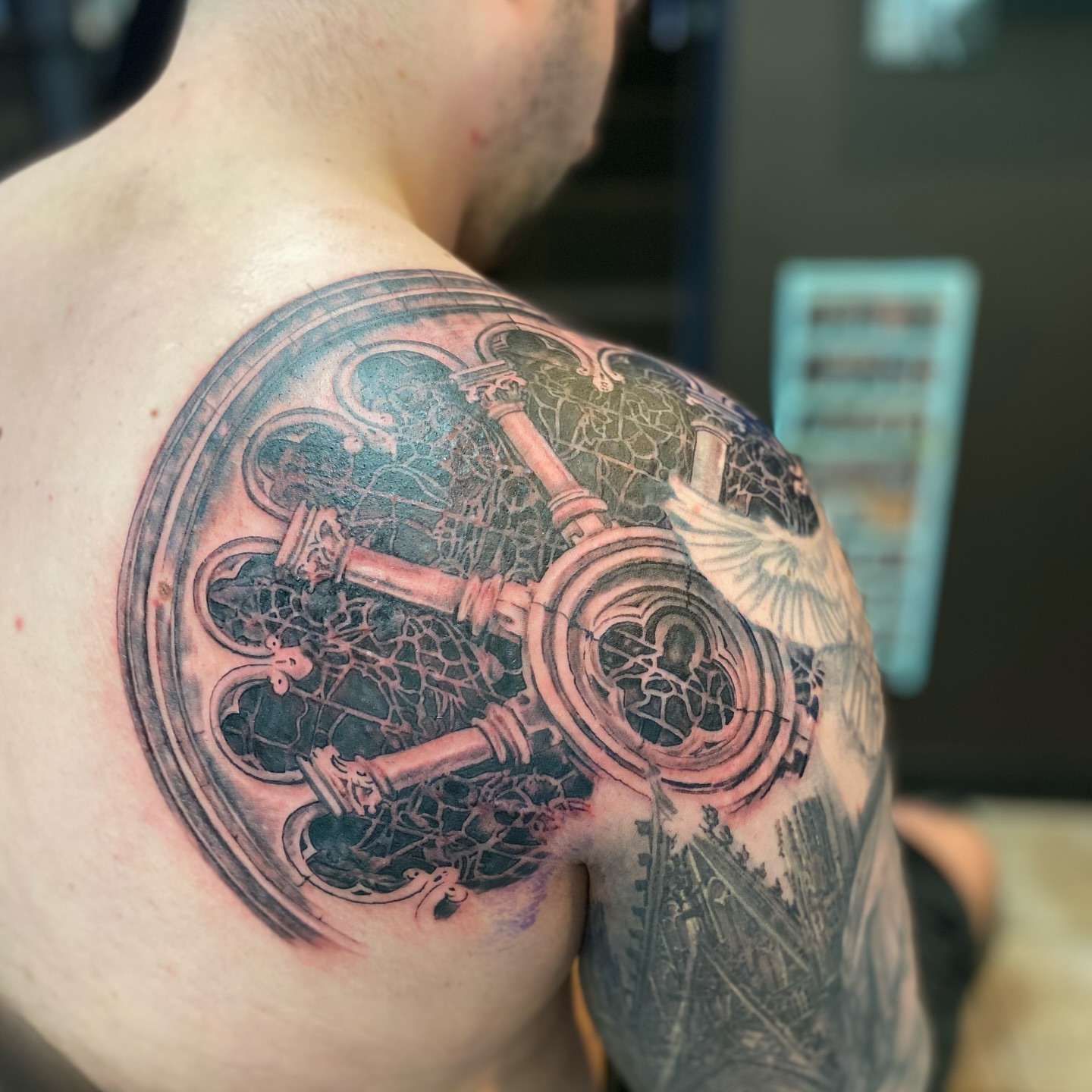 Tattoo by @kryzjewell — black_and_grey, realism